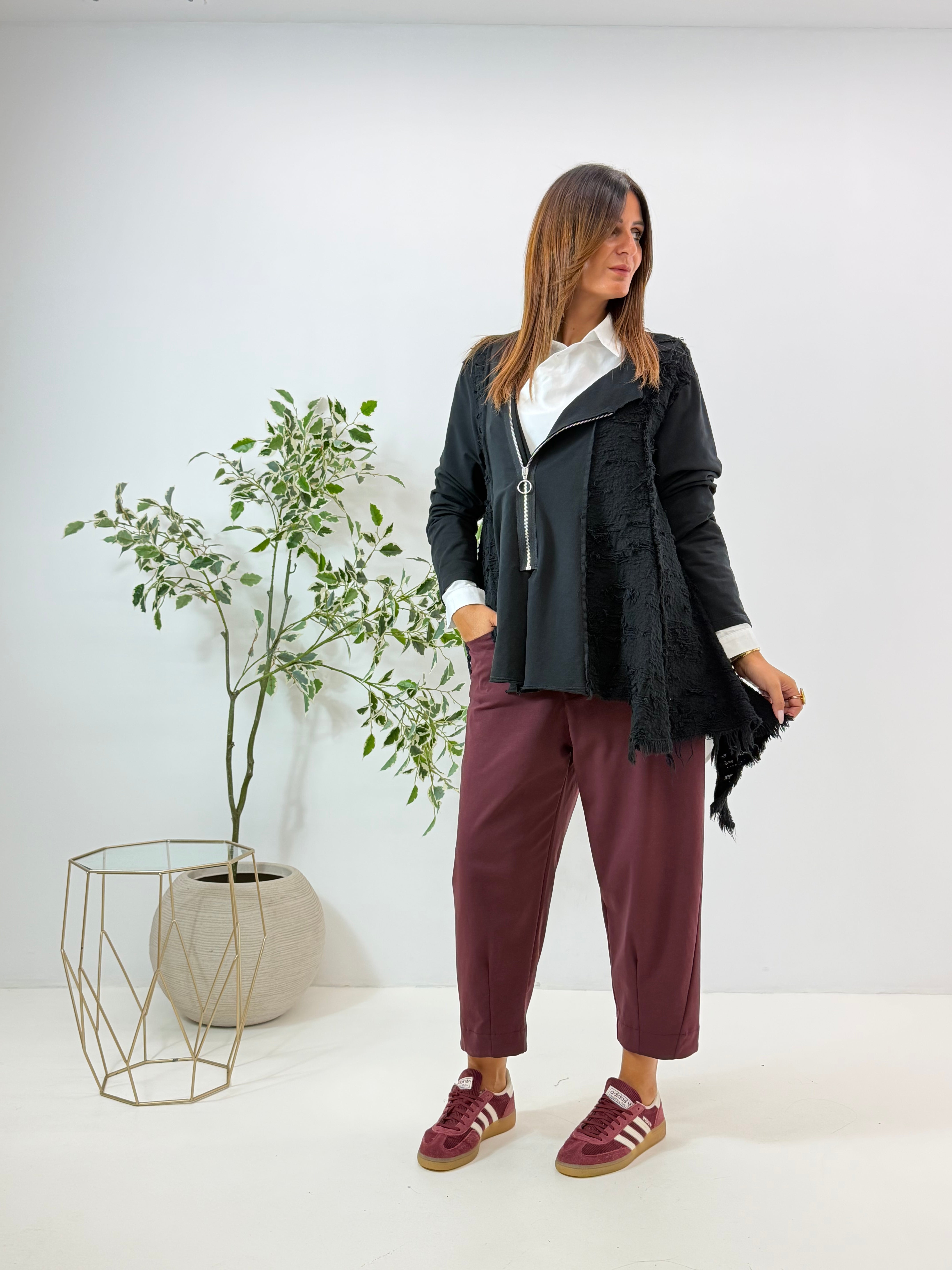PANTALONE ZOE WENDY BORDEAUX