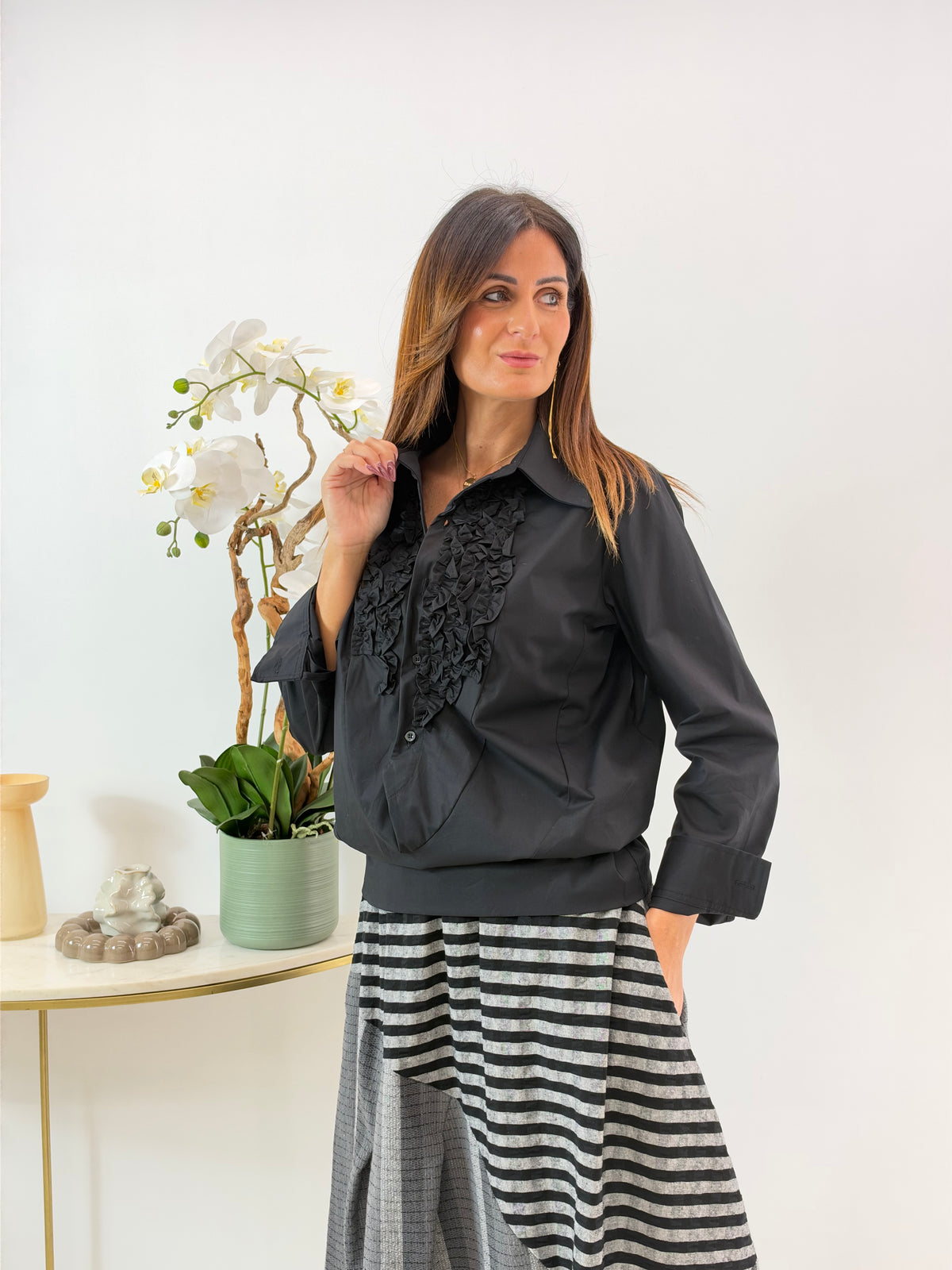 CAMICIA ROXY WENDY NERA