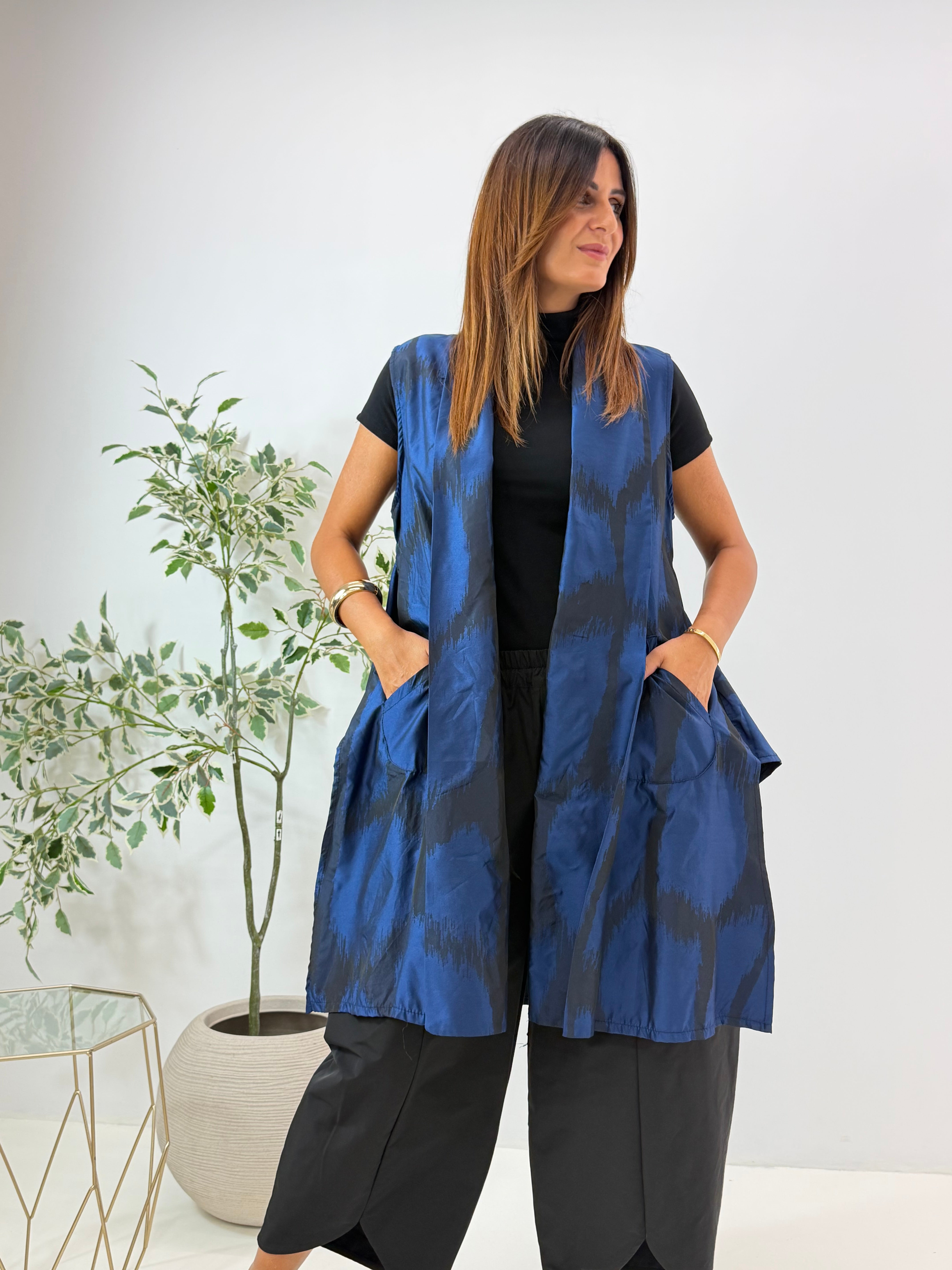GILET ALEXA FANTASIA BLU