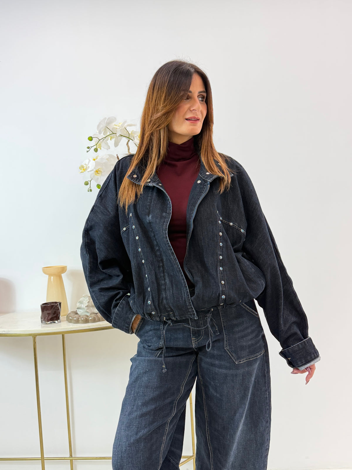 GIACCA LEA IN DENIM