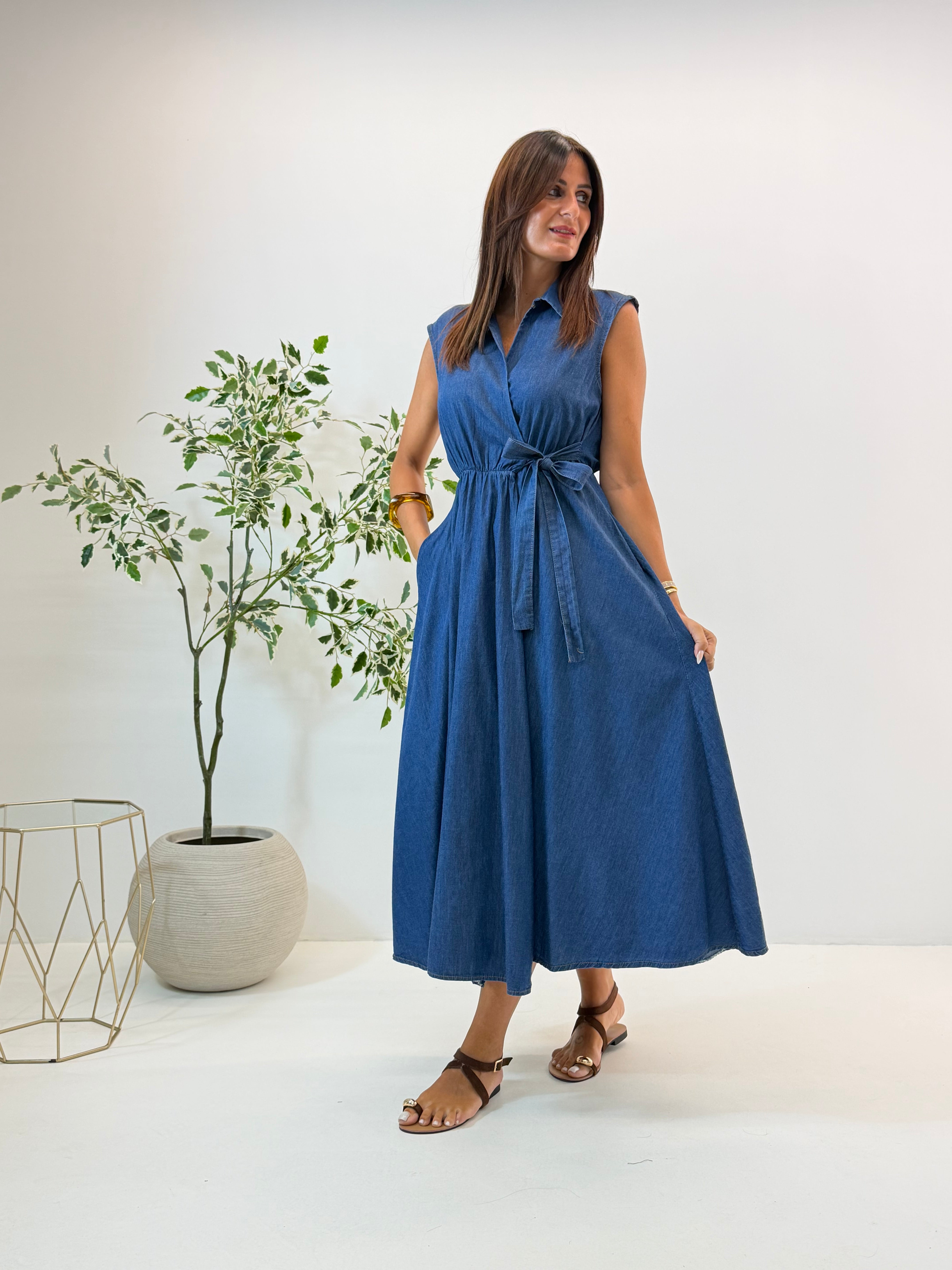 ABITO KLELIA IN DENIM