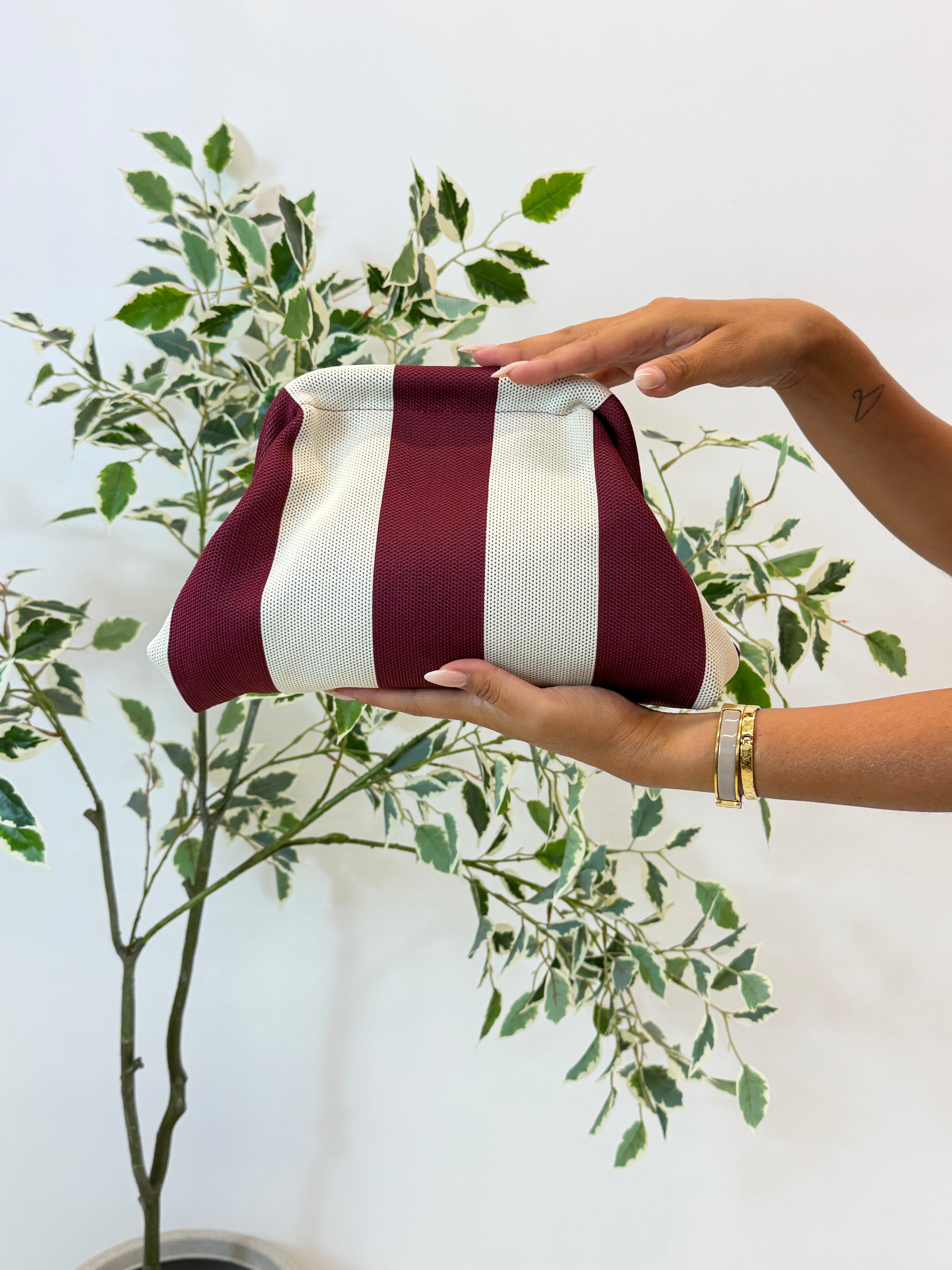 BORSA AMELIE A RIGHE