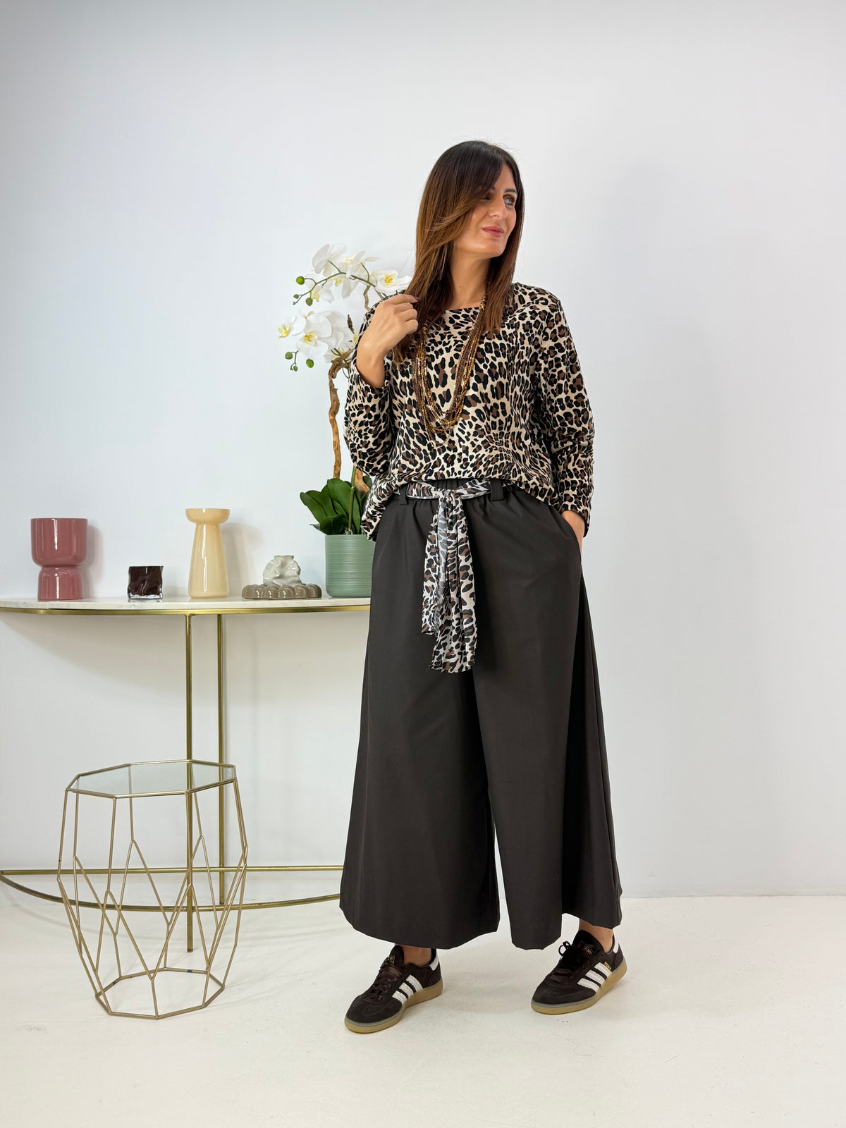 BLUSA ALLY WENDY MACULATA
