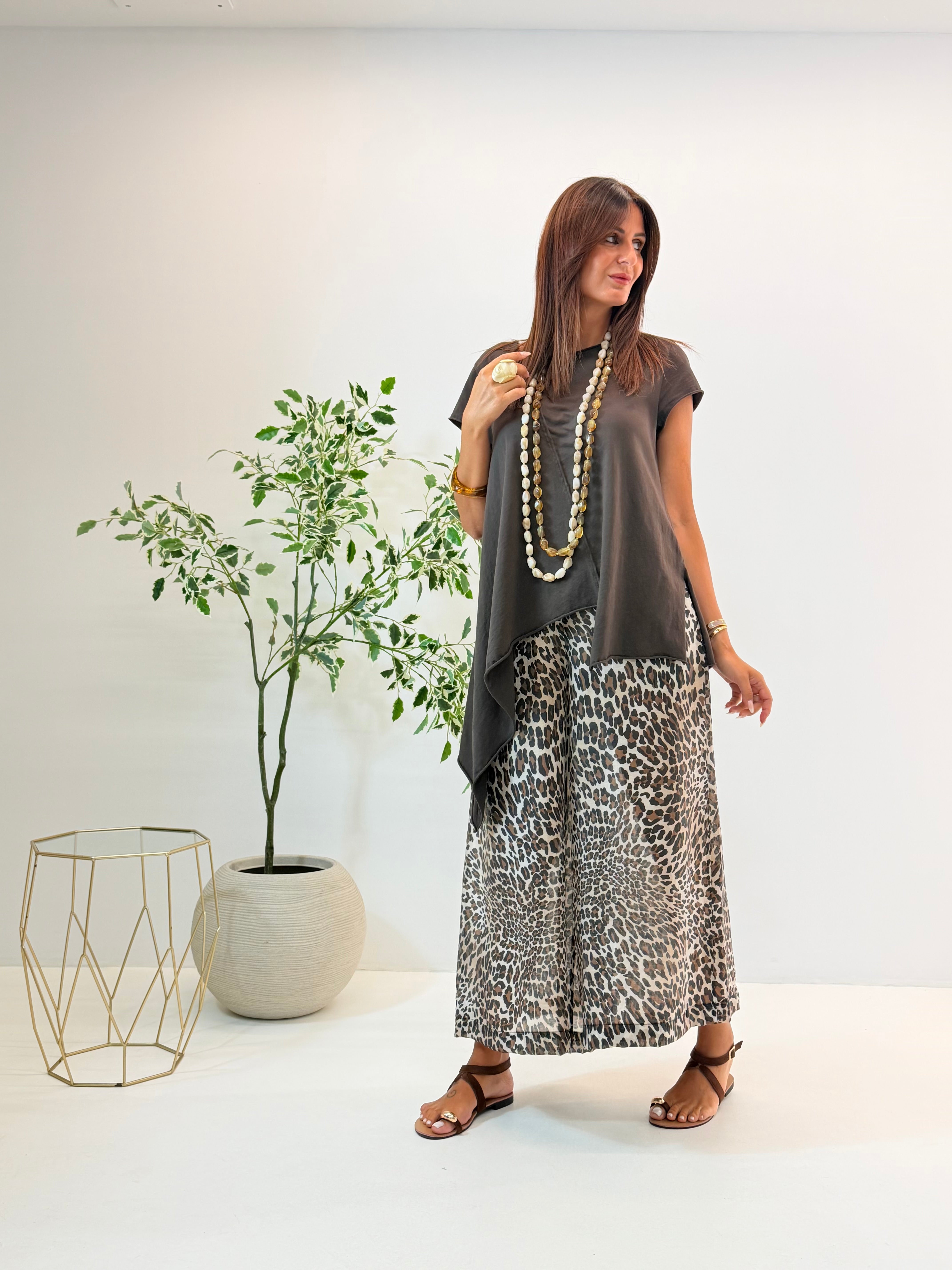 PANTALONE LEA WENDY MACULATO