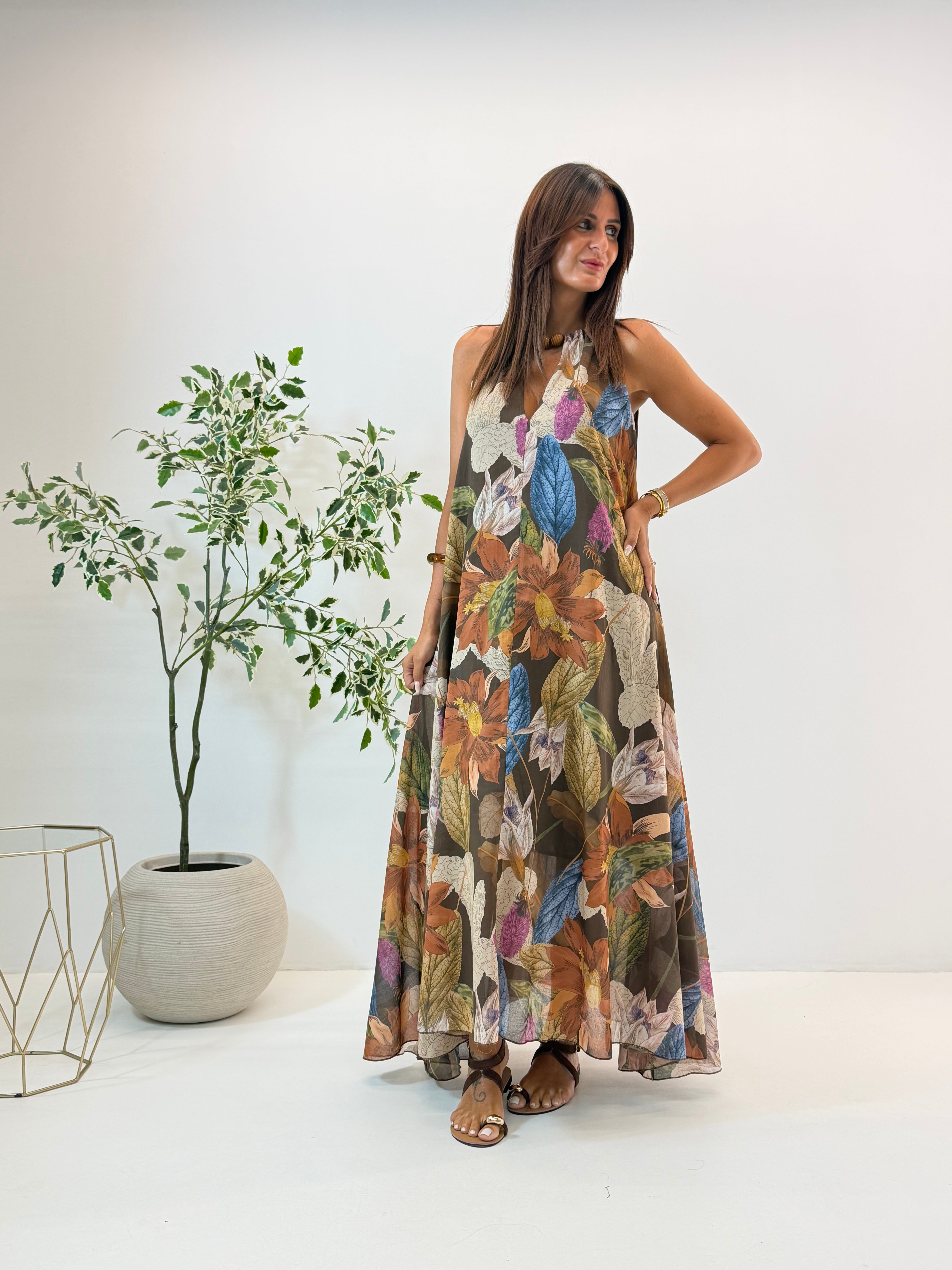 ABITO CHARLOTTE FANTASIA FLOREALE