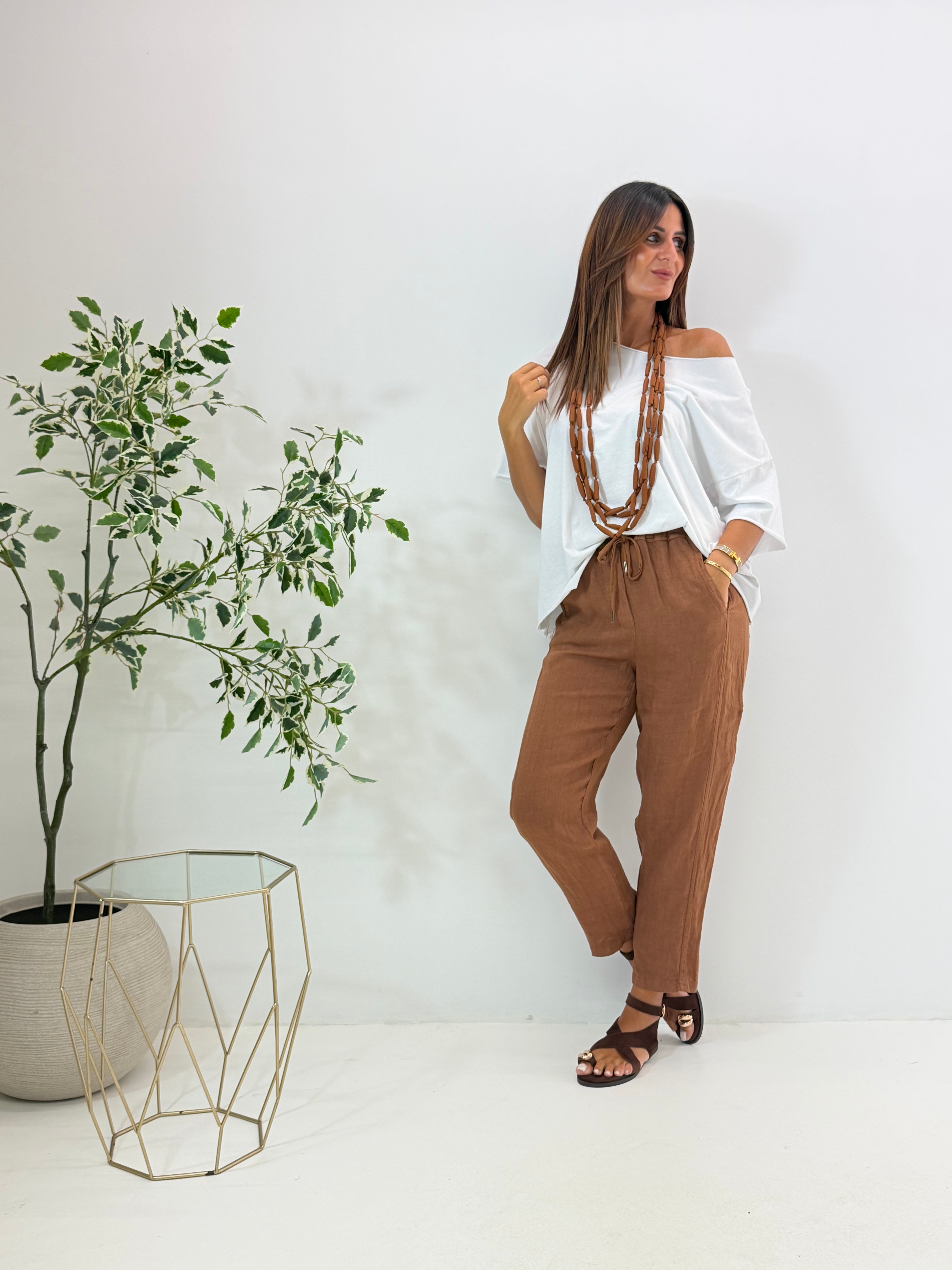 PANTALONE JESY IN LINO