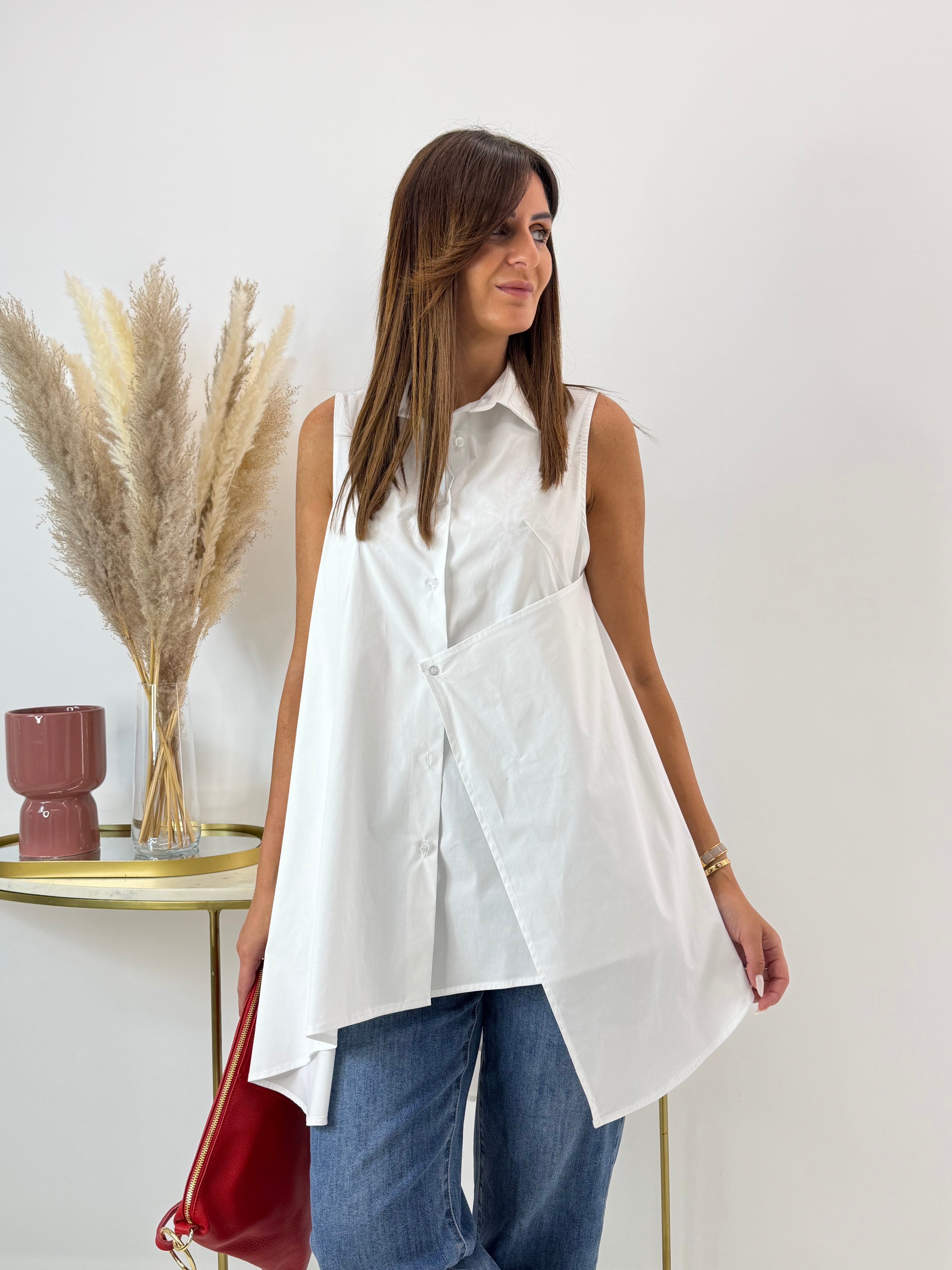CAMICIA SMANICATA CAROLA WENDY BIANCA