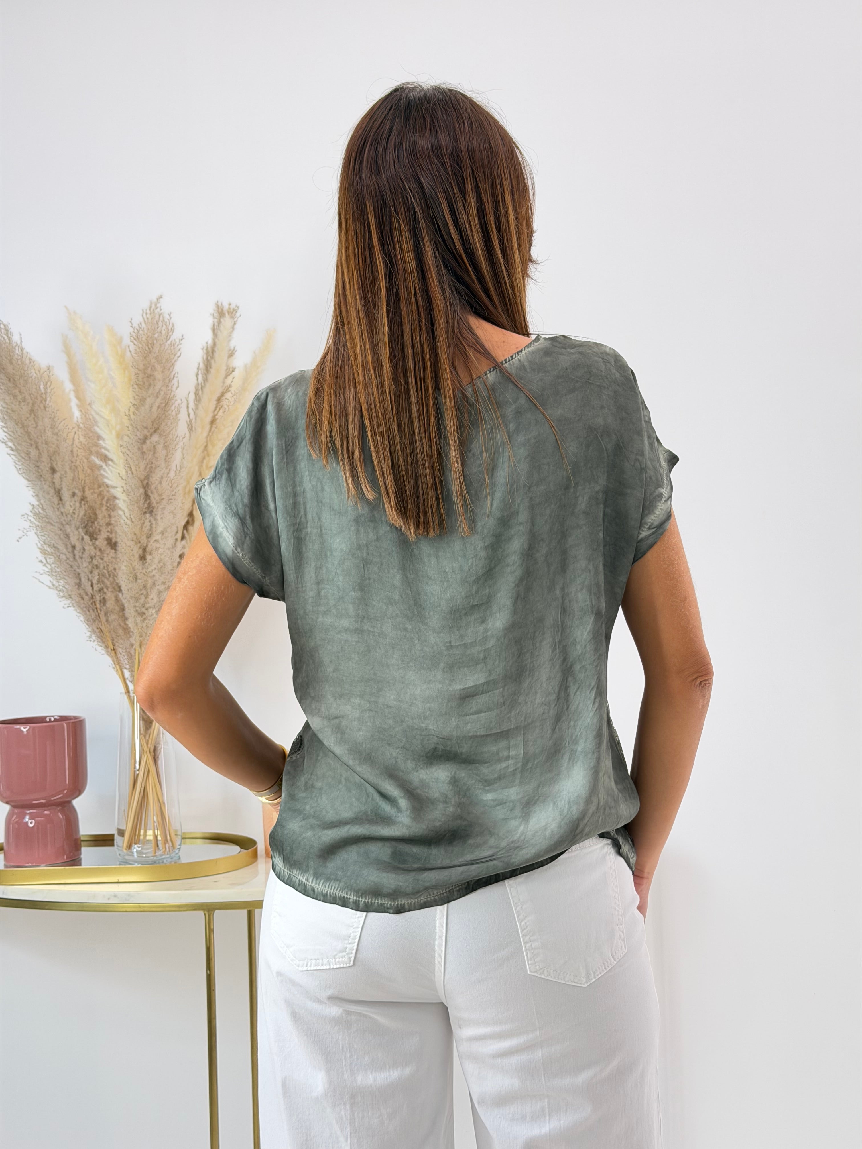 BLUSA ANNET EFFETTO SATIN