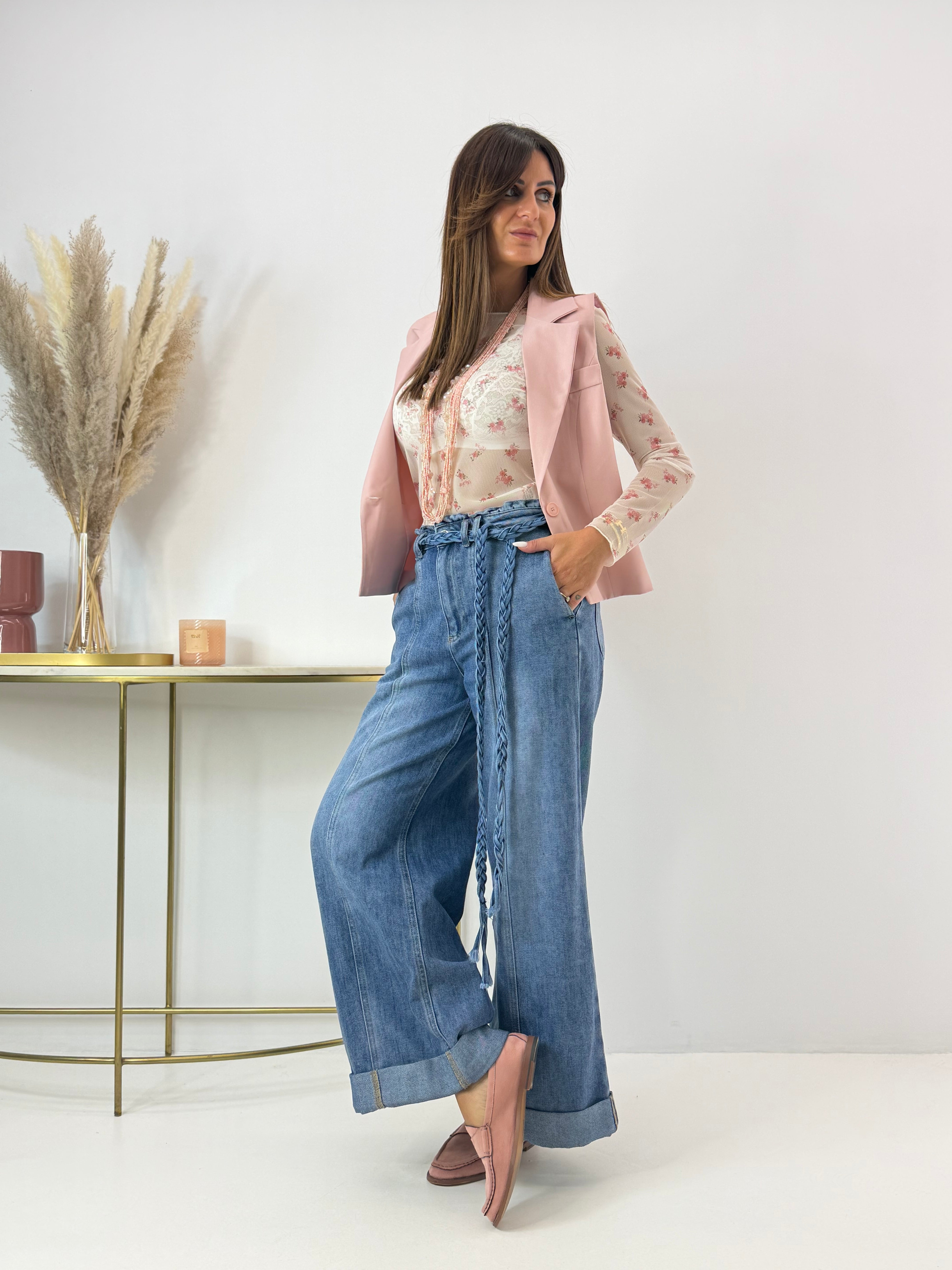 JEANS GAIA CON RISVOLTO