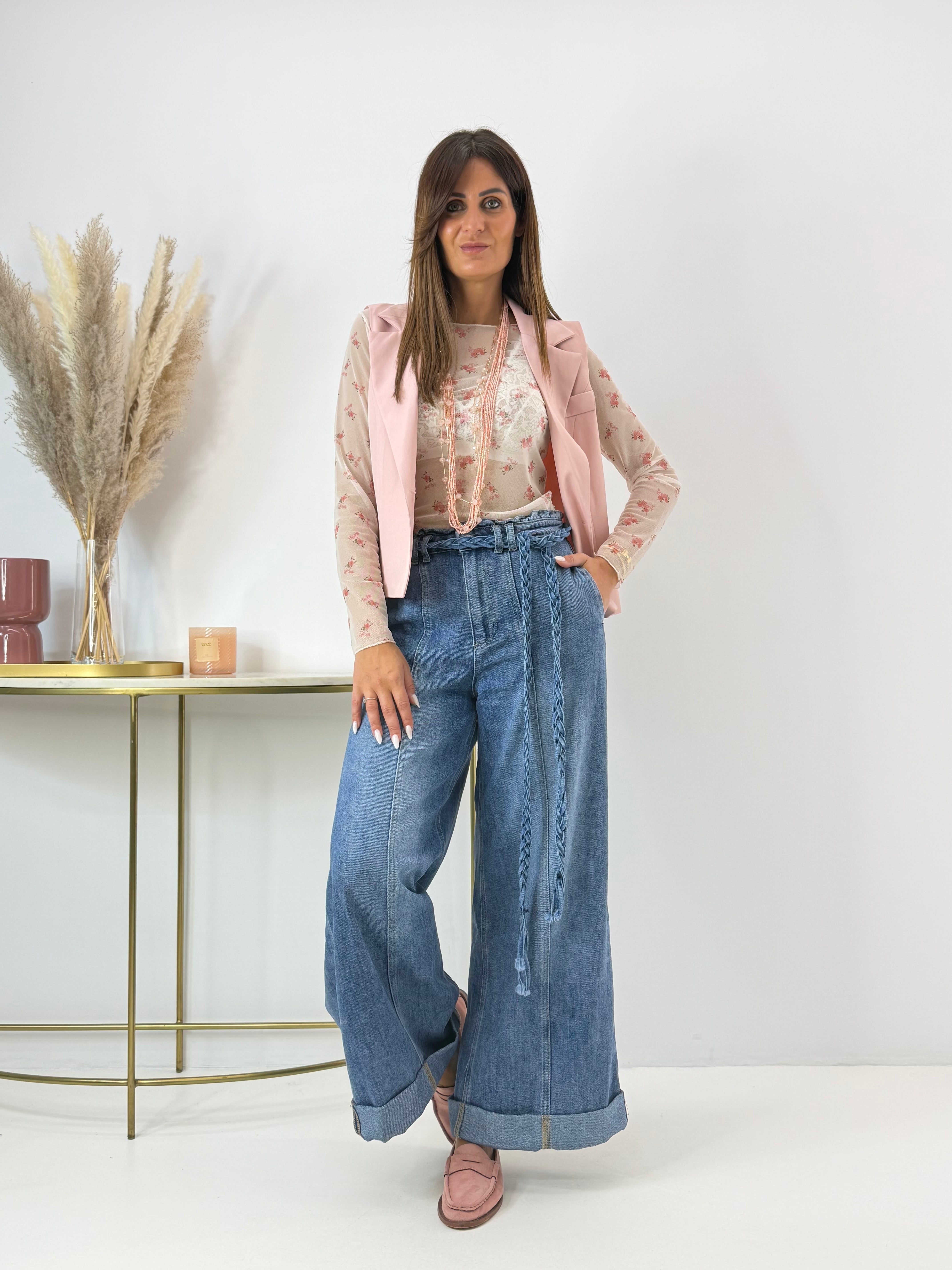 JEANS GAIA CON RISVOLTO
