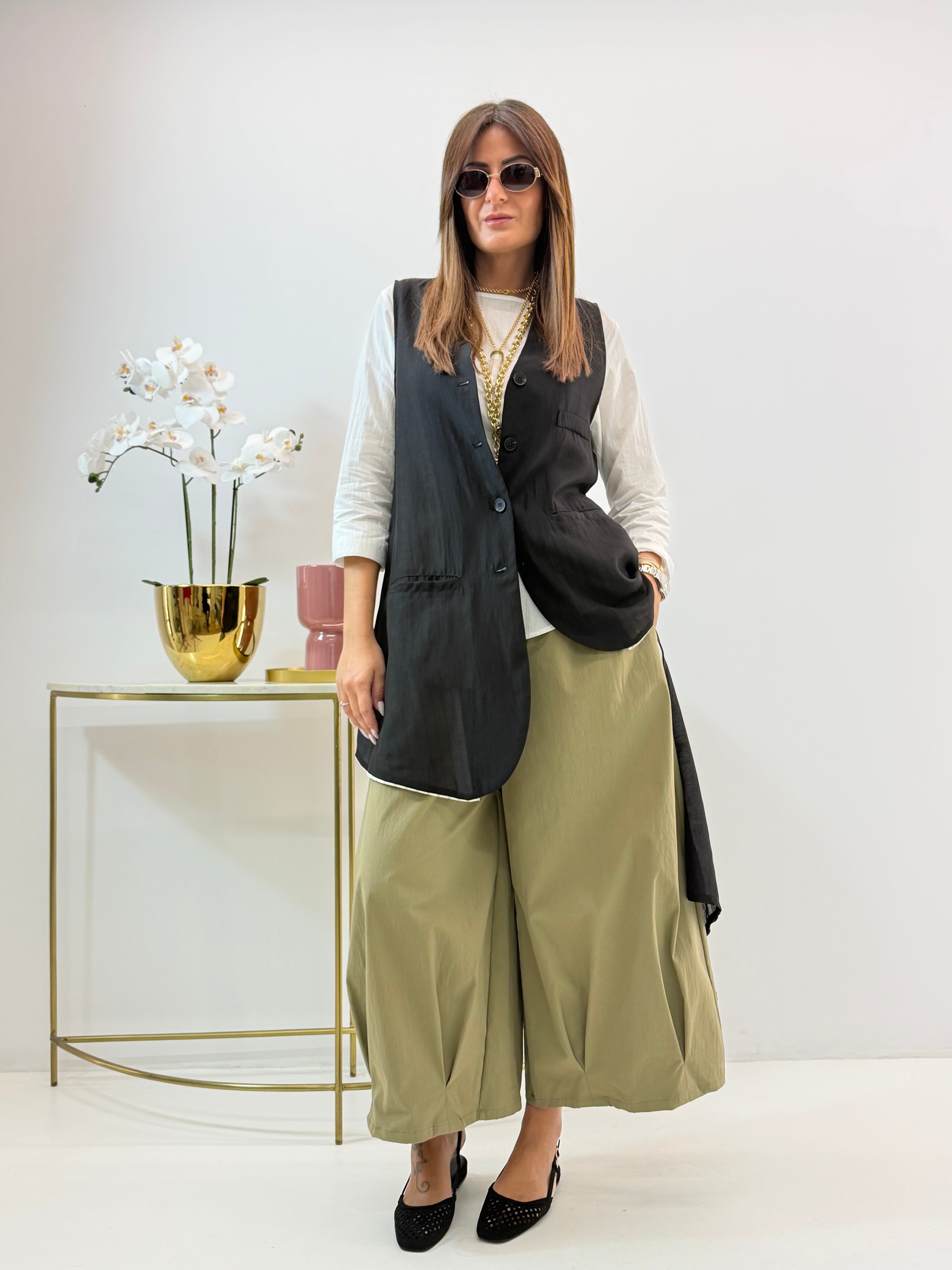 PANTALONE PEONIA WENDY VERDE