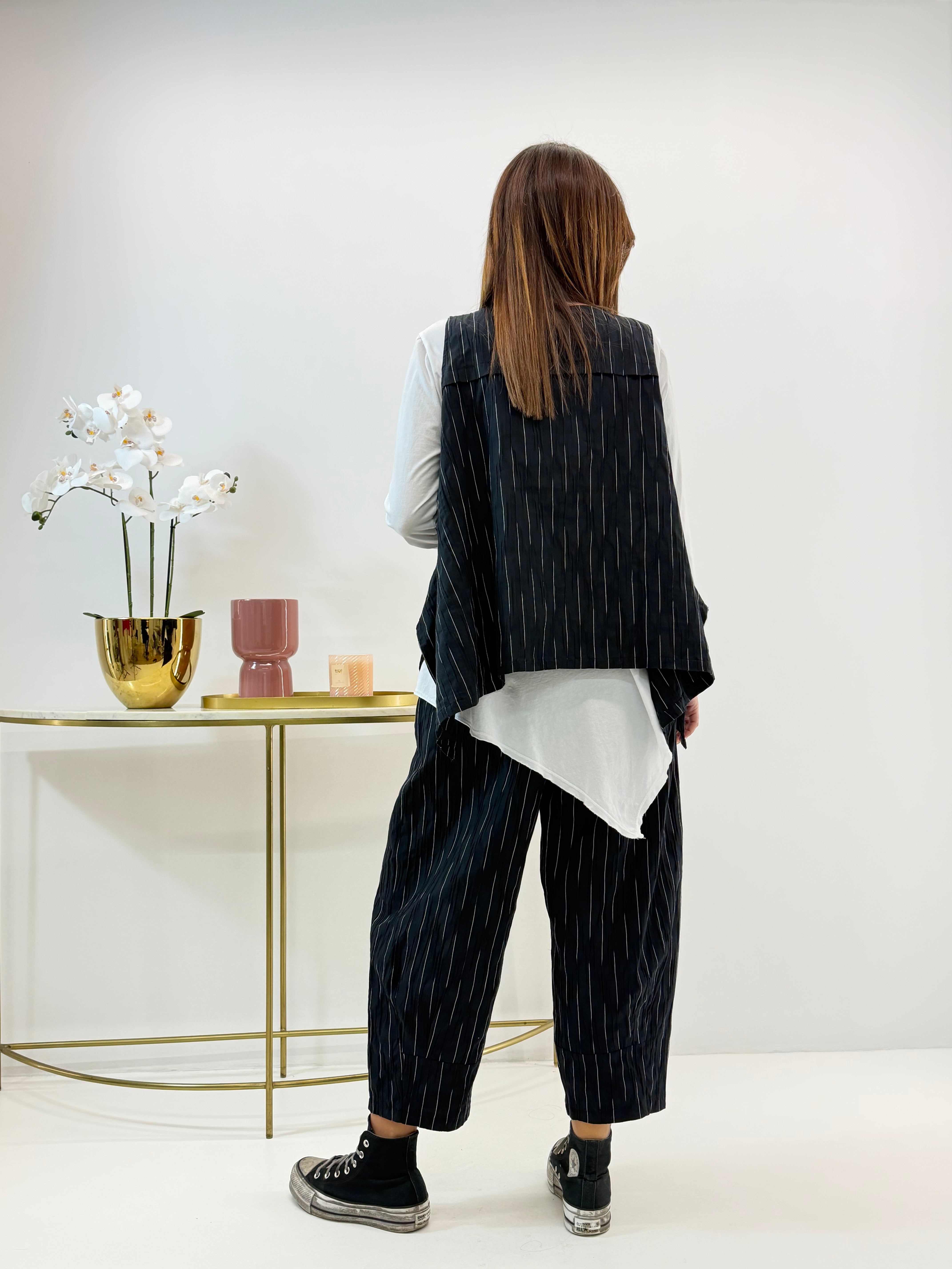 GILET ILARIA WENDY NERO