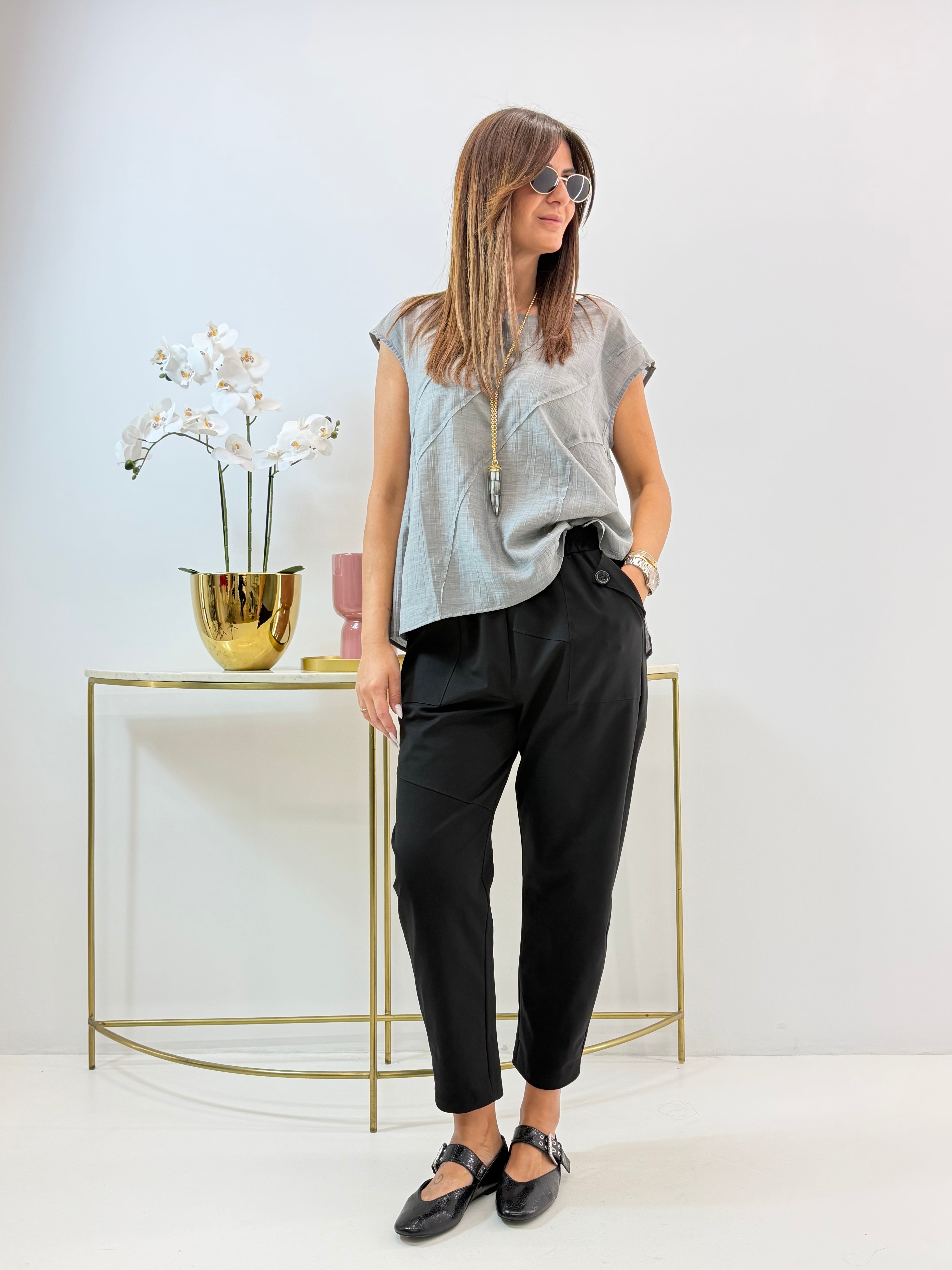 T-SHIRT ELVIRA WENDY GRIGIA