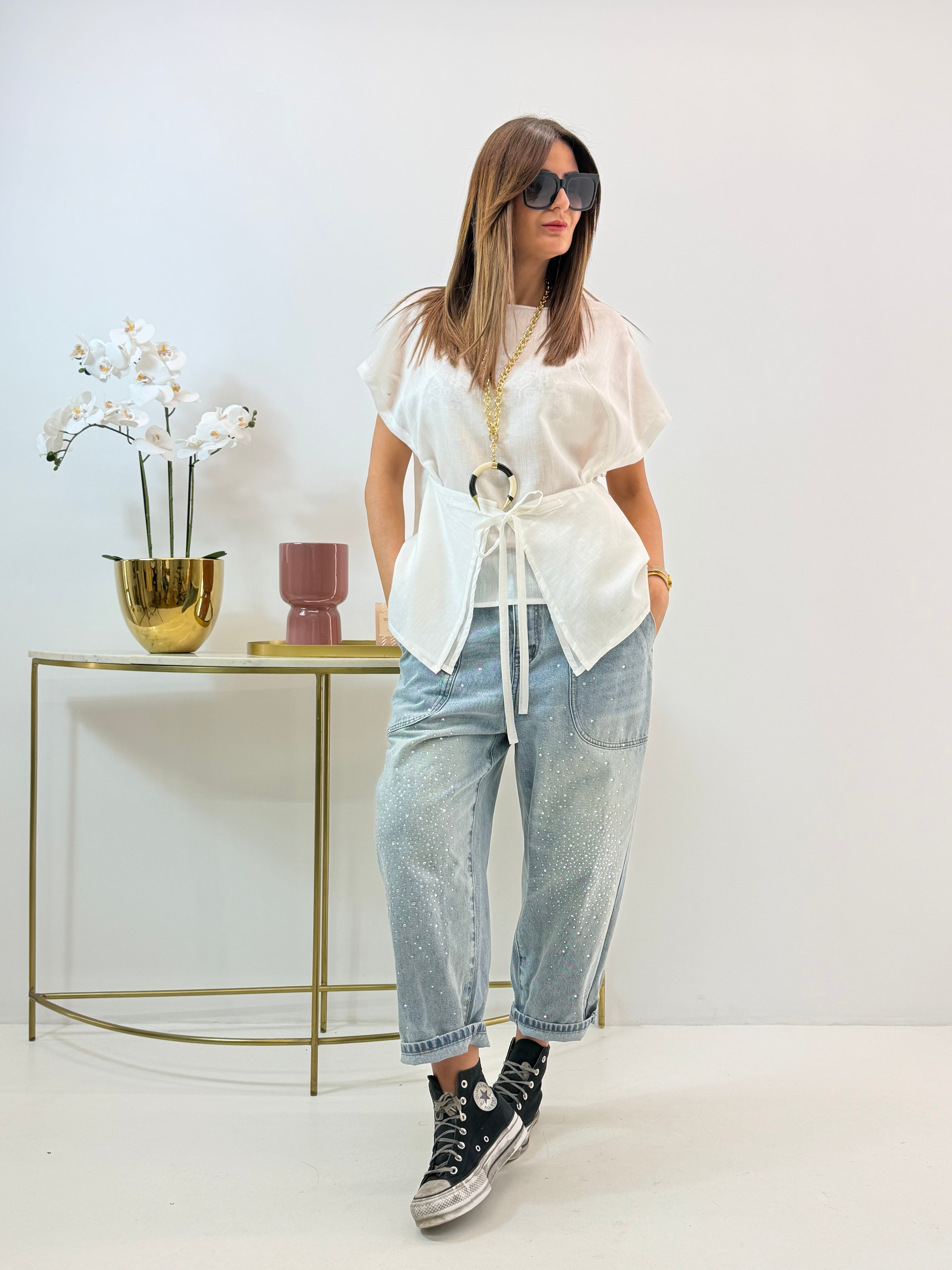 JEANS WENDY CON STRASS