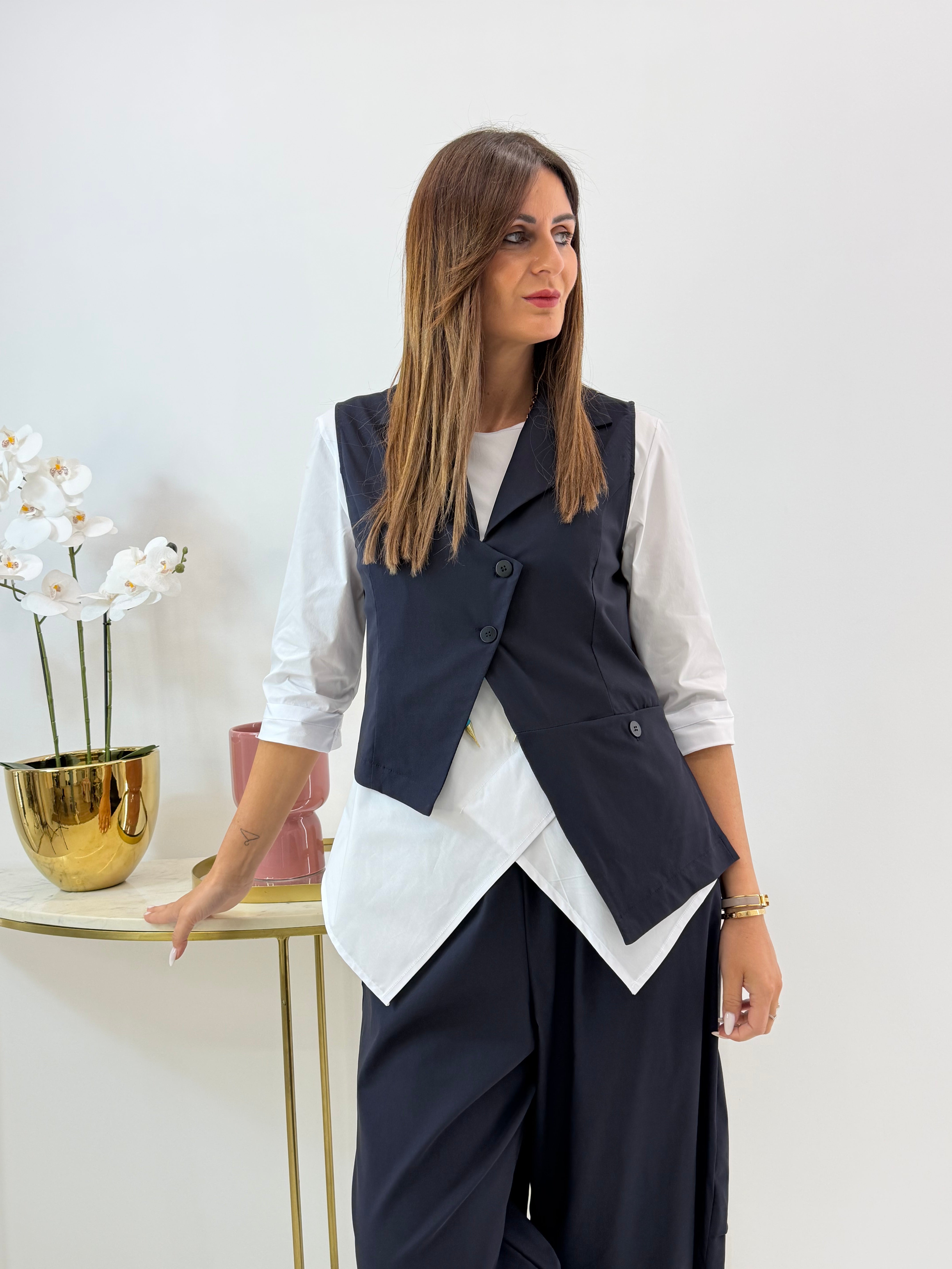 GILET JUANA BLU