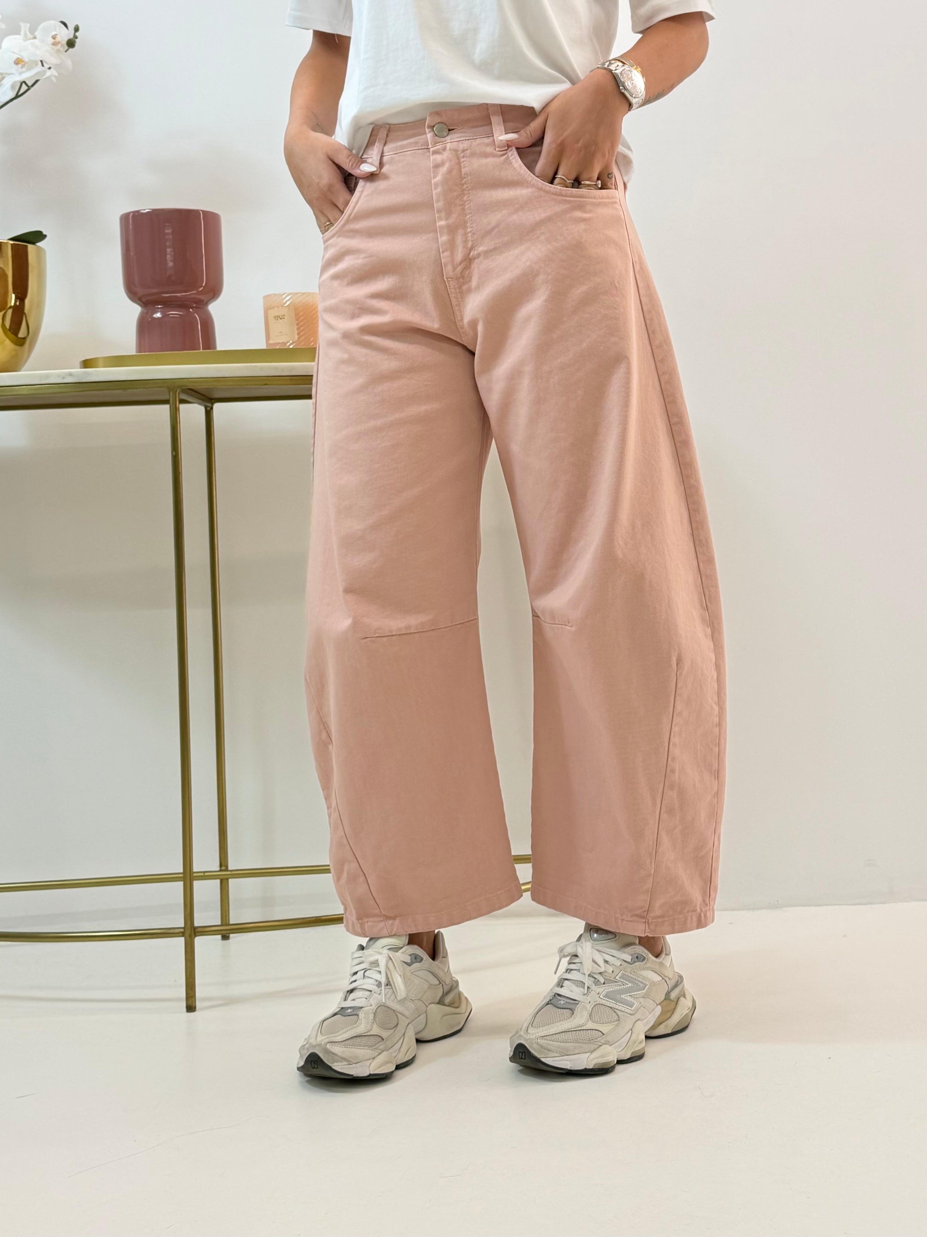 JEANS HIRMA BALOON ROSA