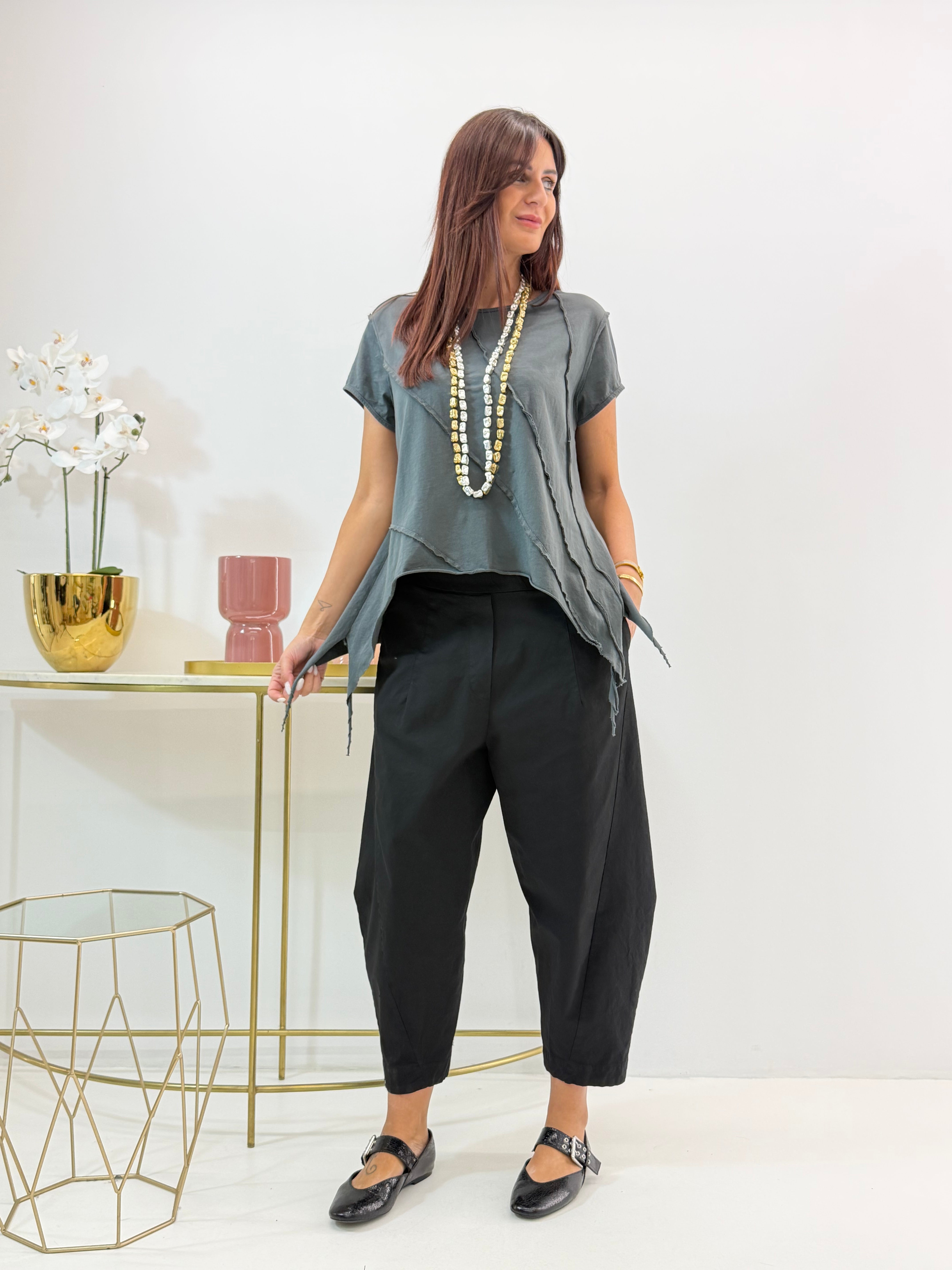 T-SHIRT AIDA WENDY GRIGIA