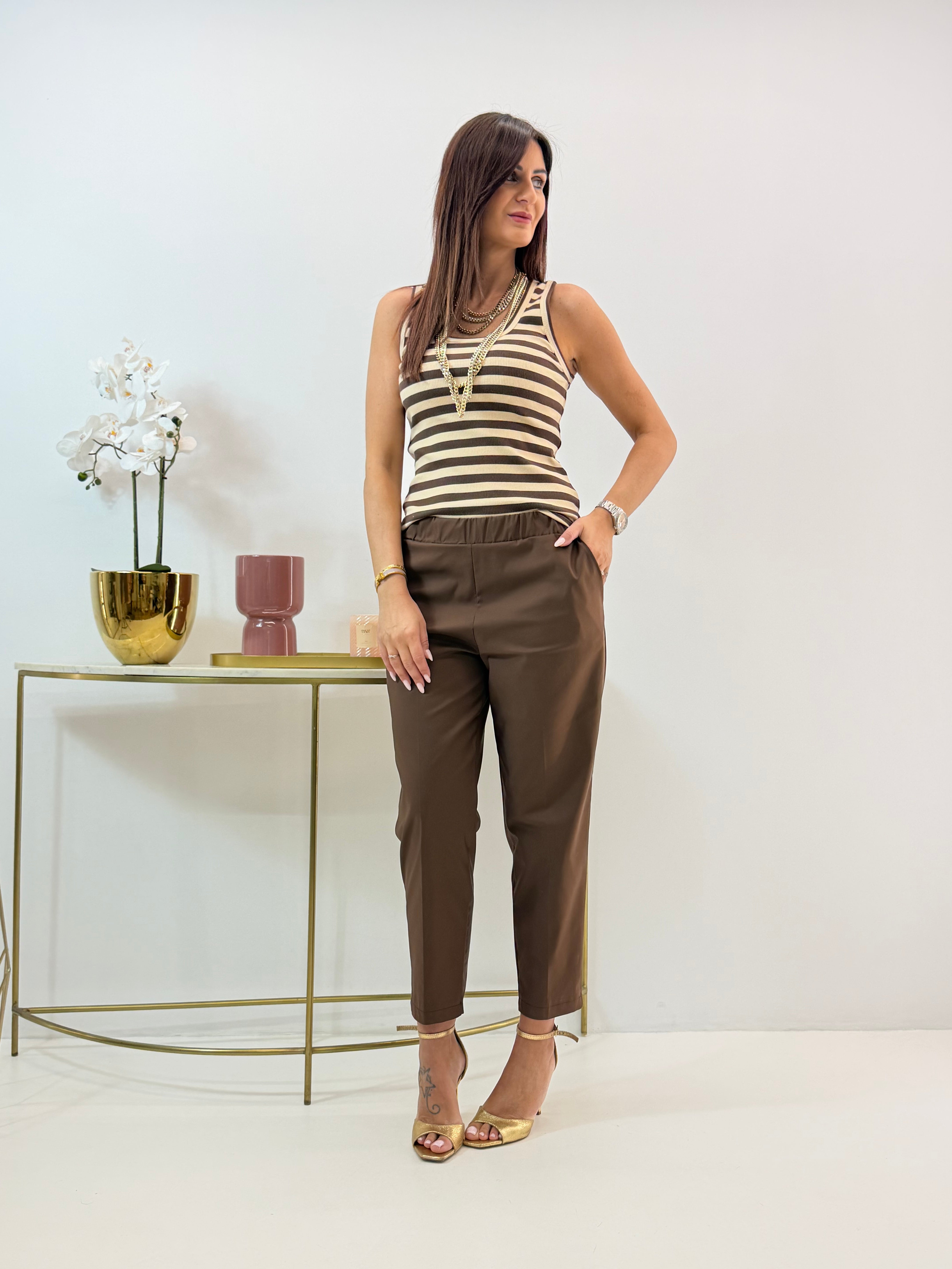 CANOTTA NORA A RIGHE