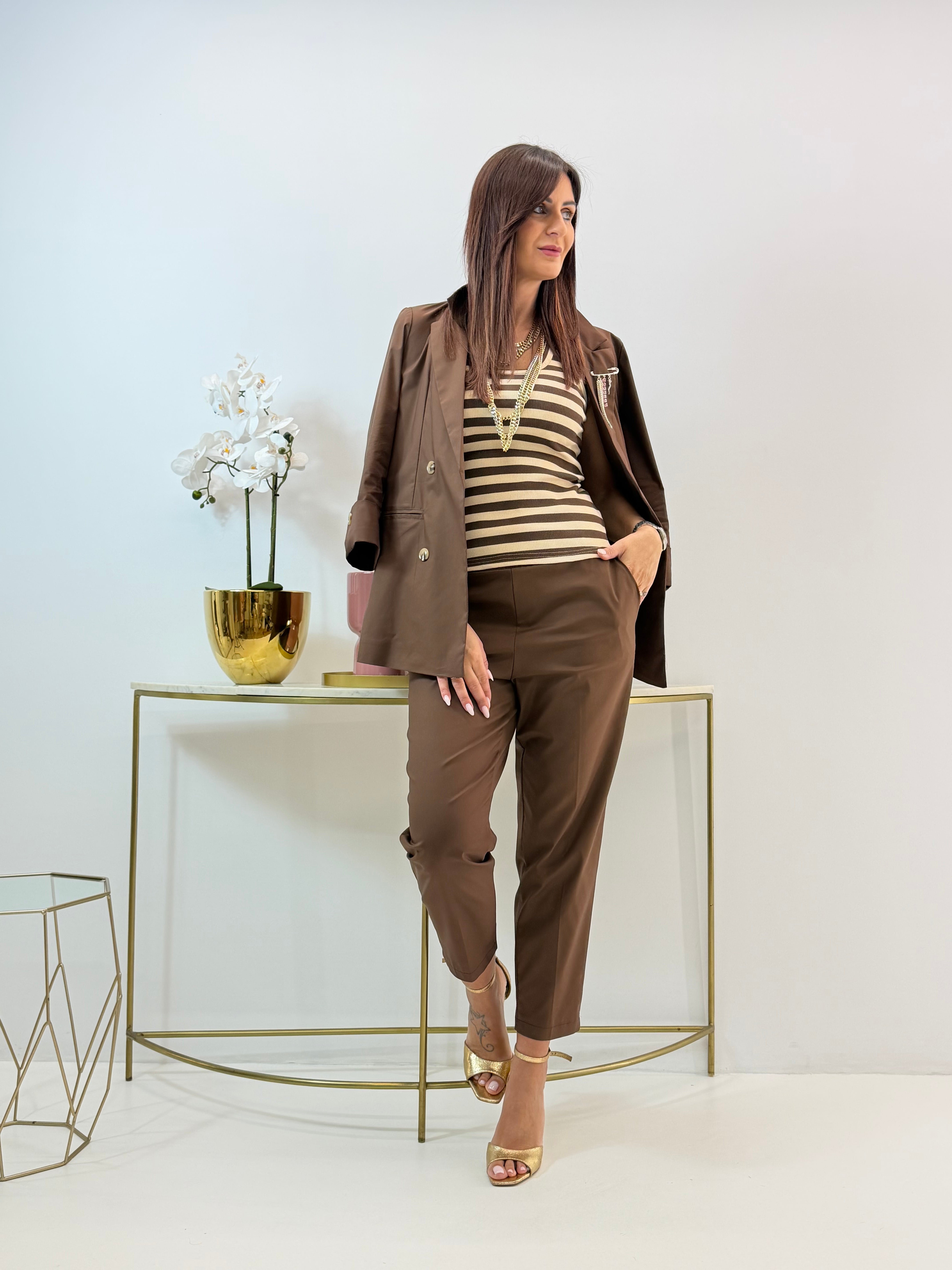 CANOTTA NORA A RIGHE