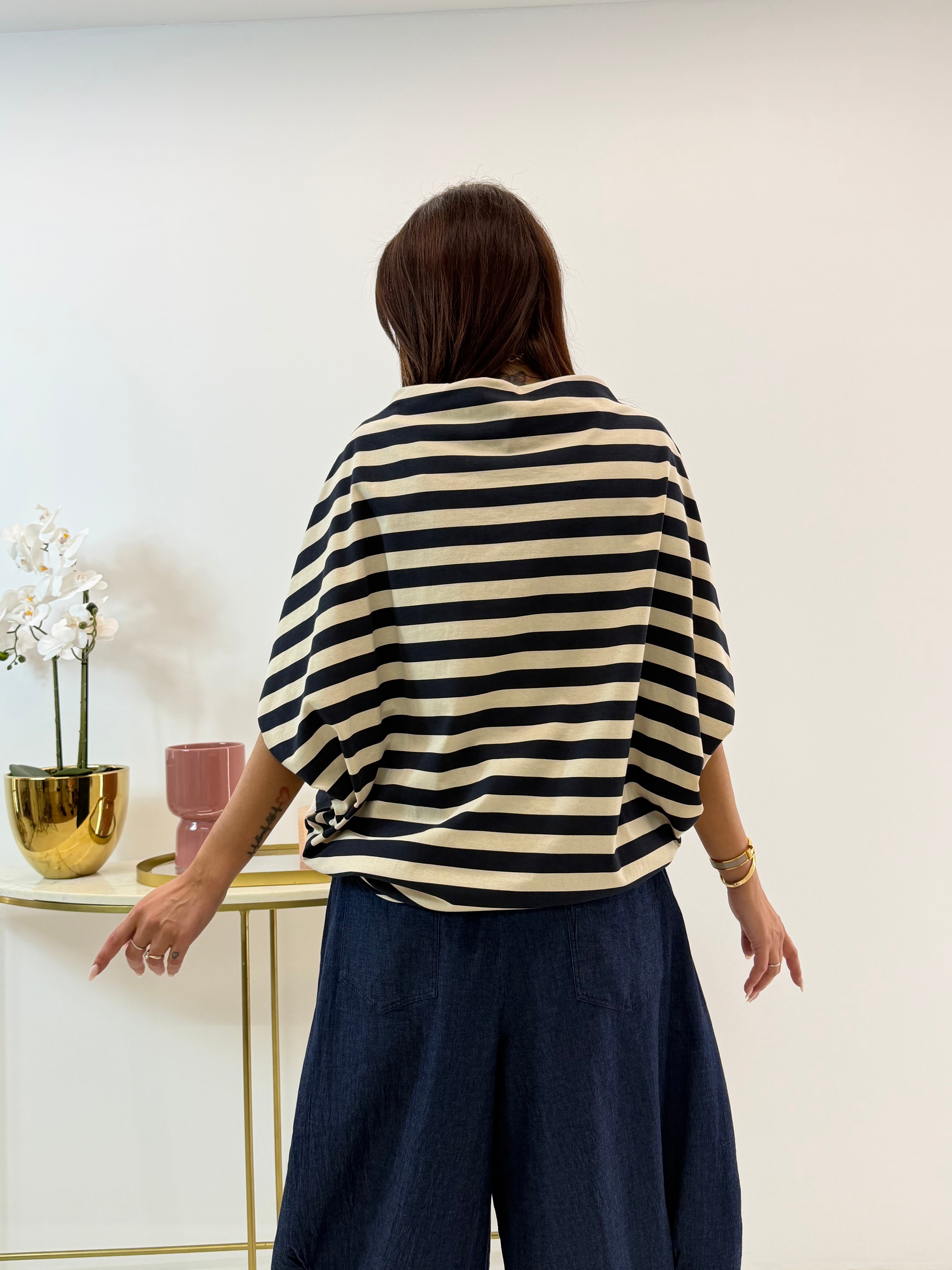 BLUSA LICYA WENDY A RIGHE BLU