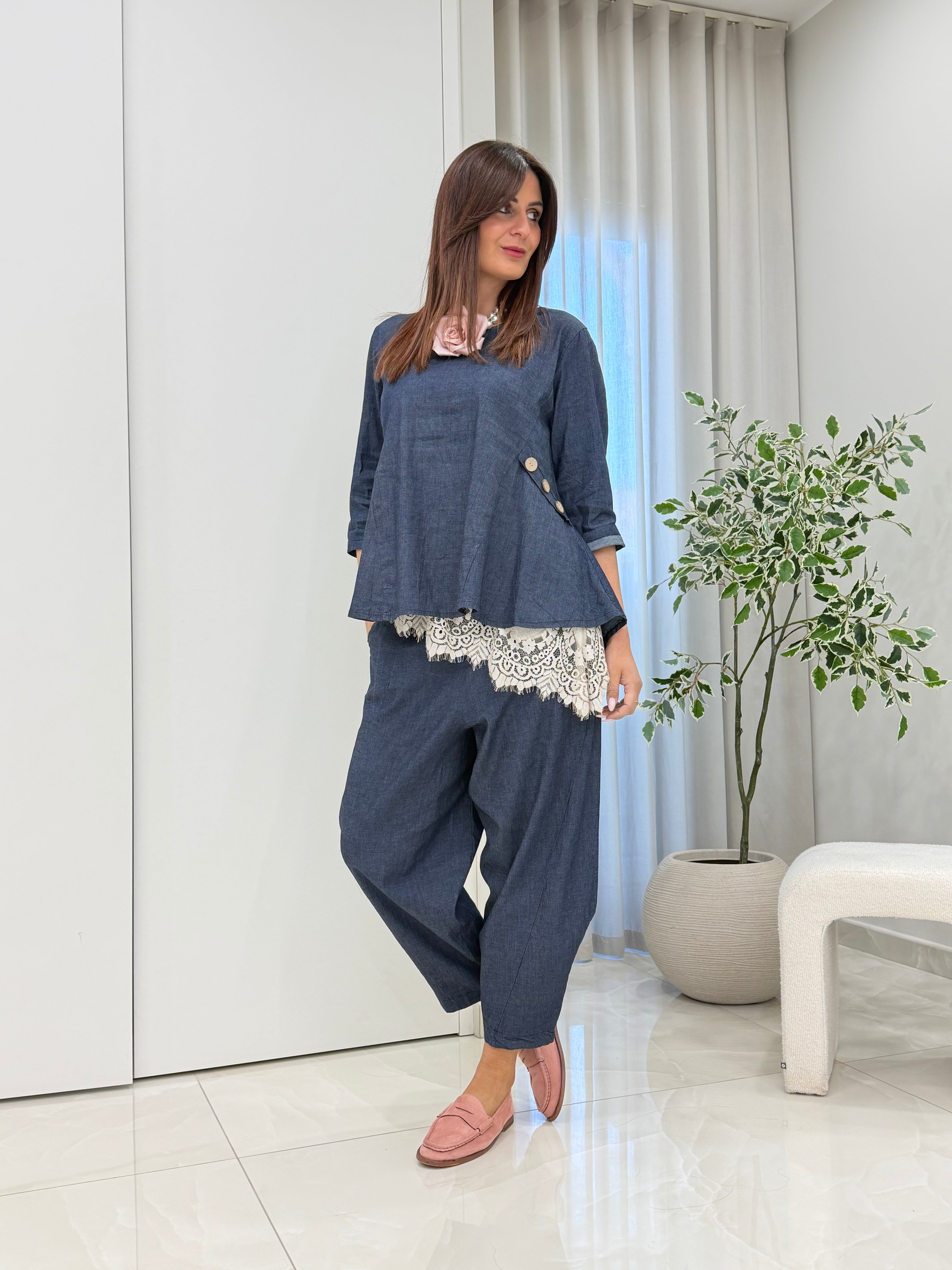 BLUSA KATE IN DENIM
