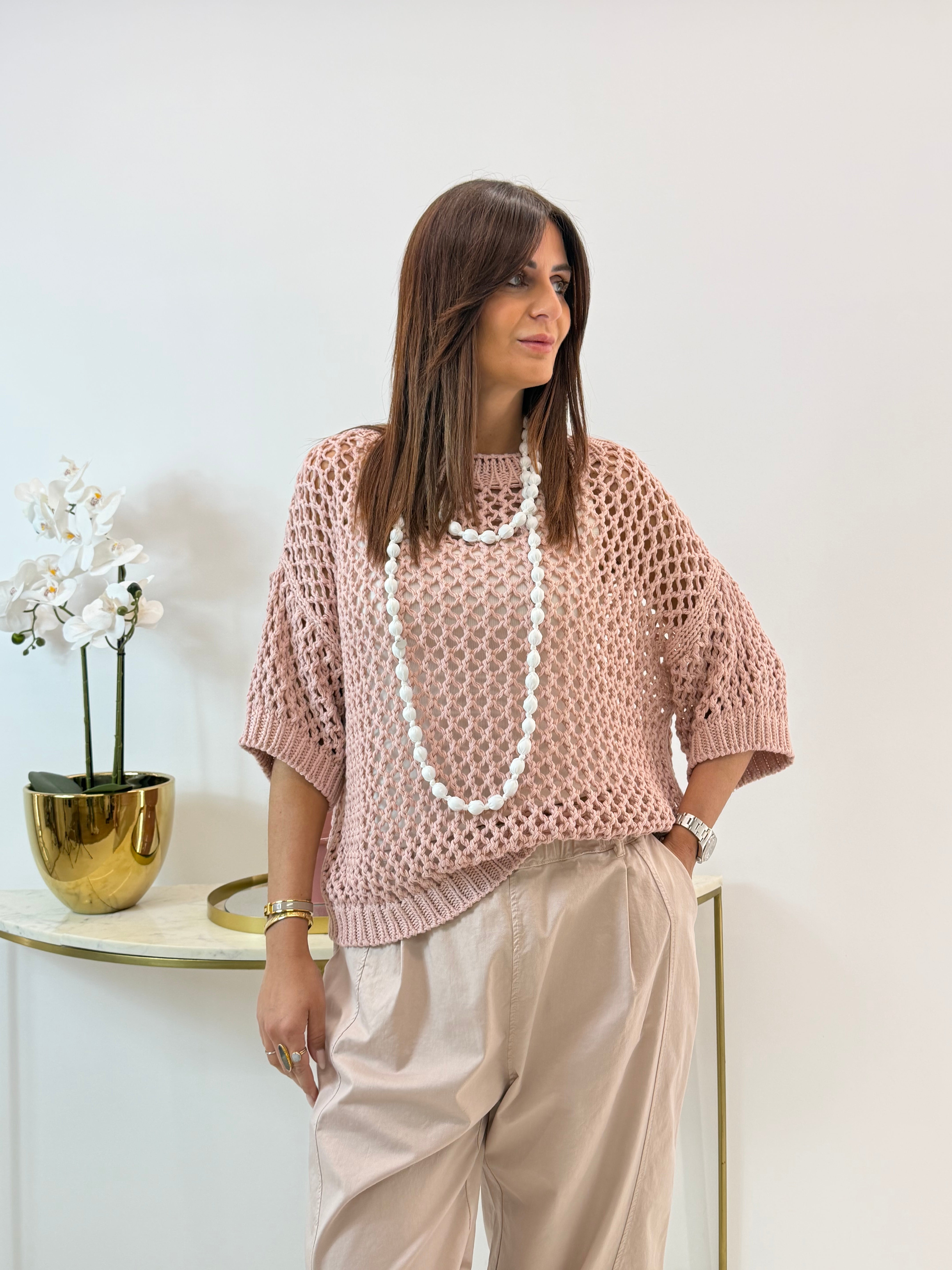 PULL CAROLA TRAFORATO