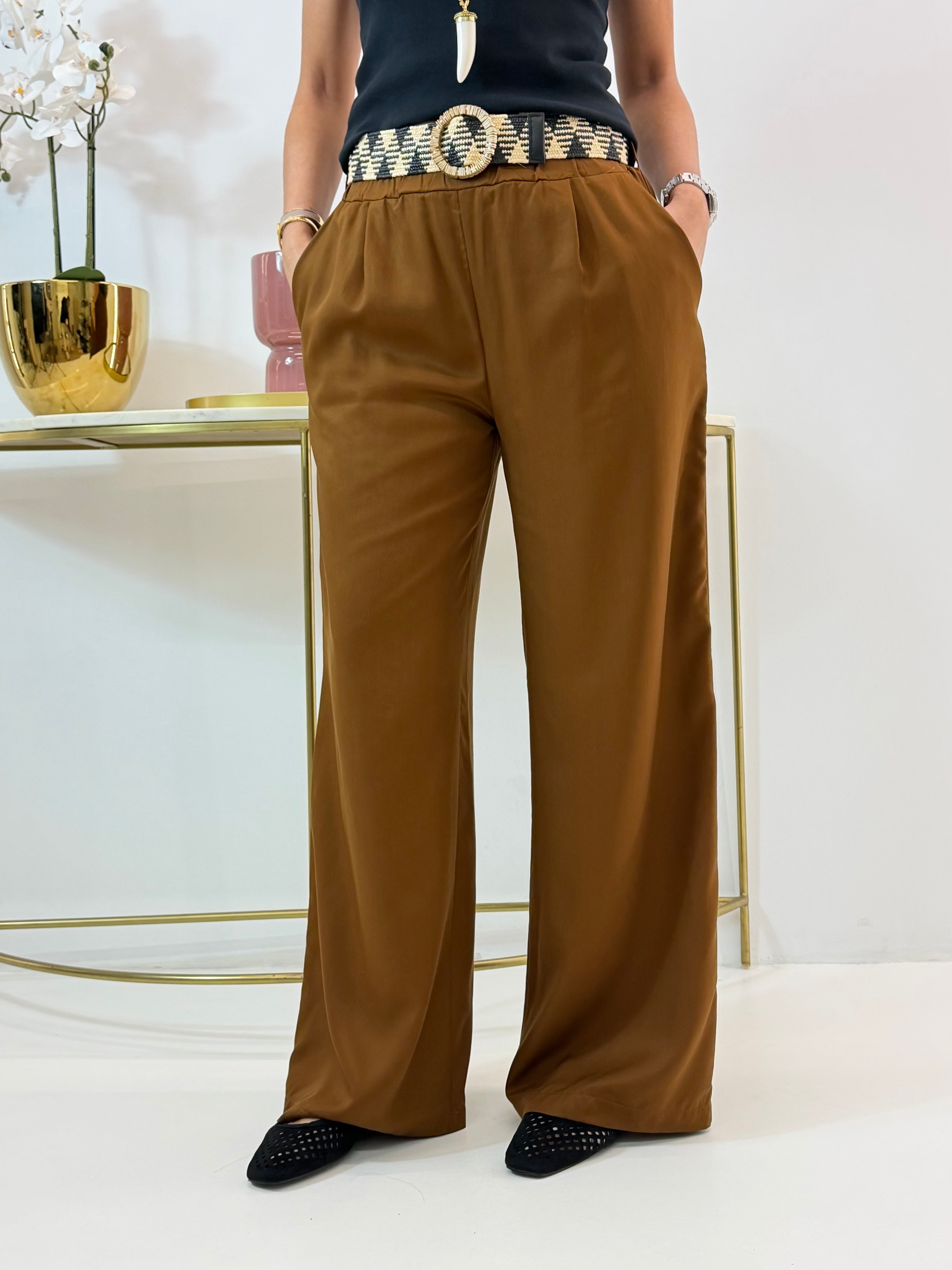 PANTALONE GIULIA MARRONE