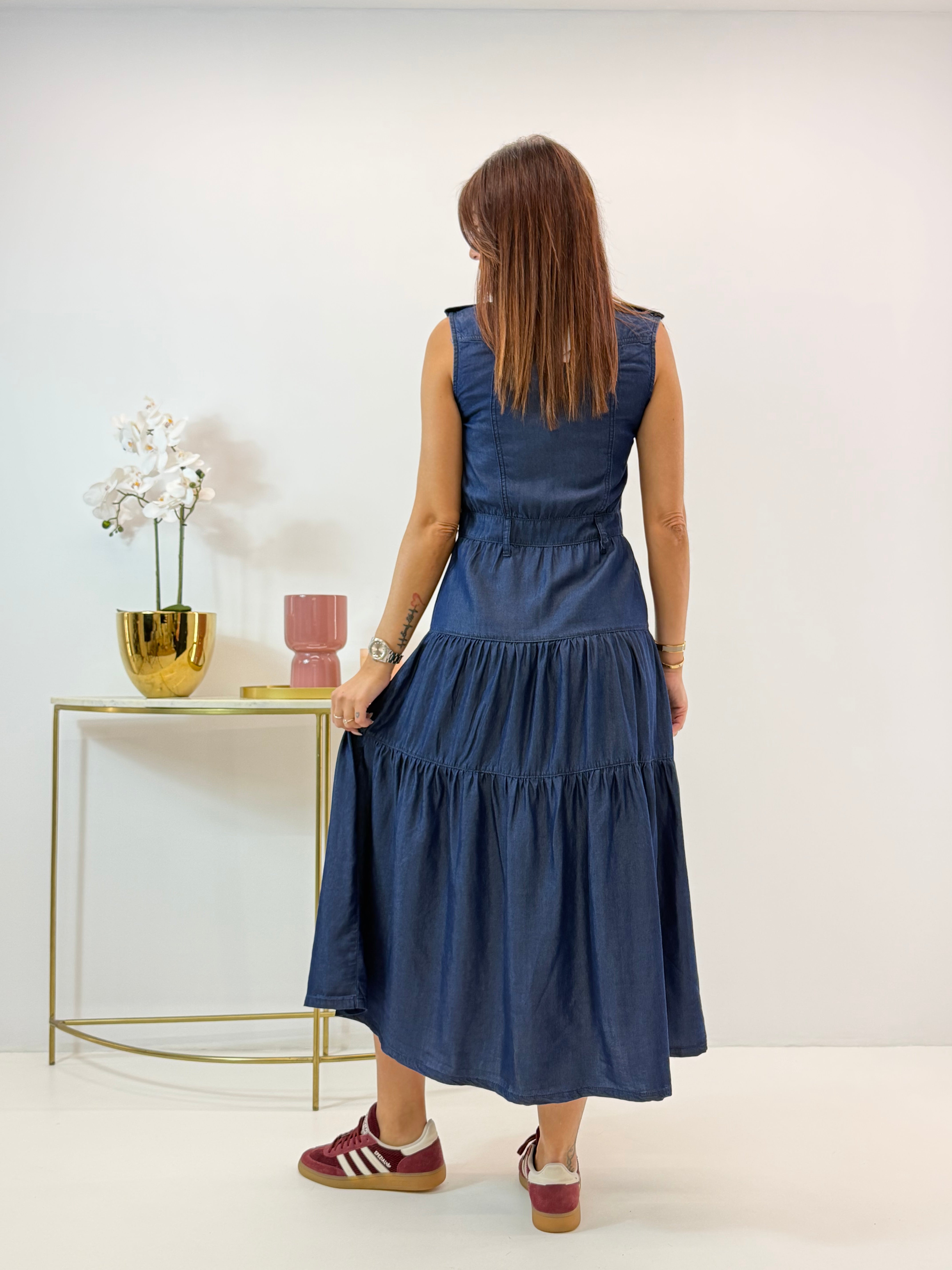 ABITO LUNGO IN DENIM