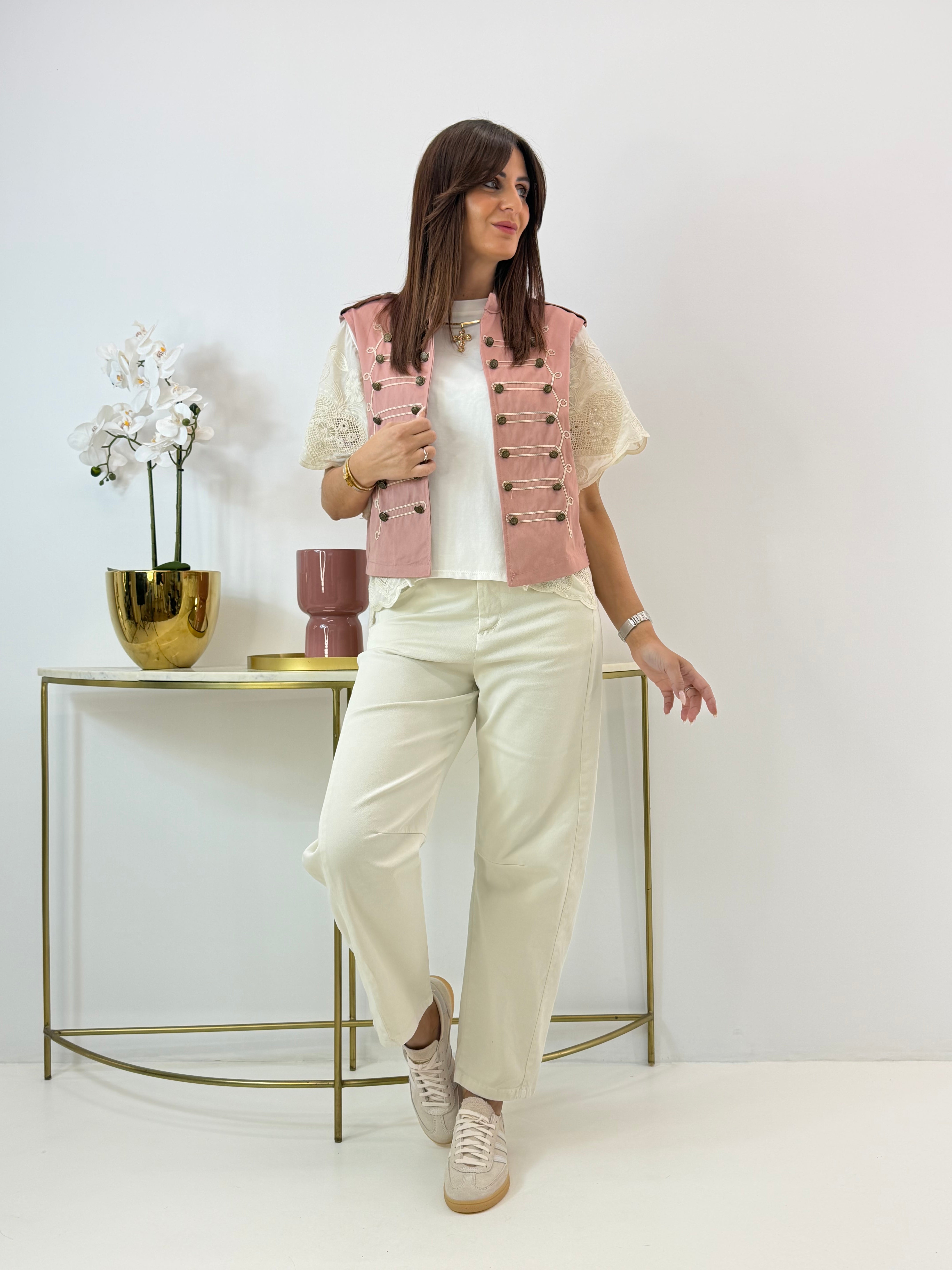 GILET GIANNA ROSA