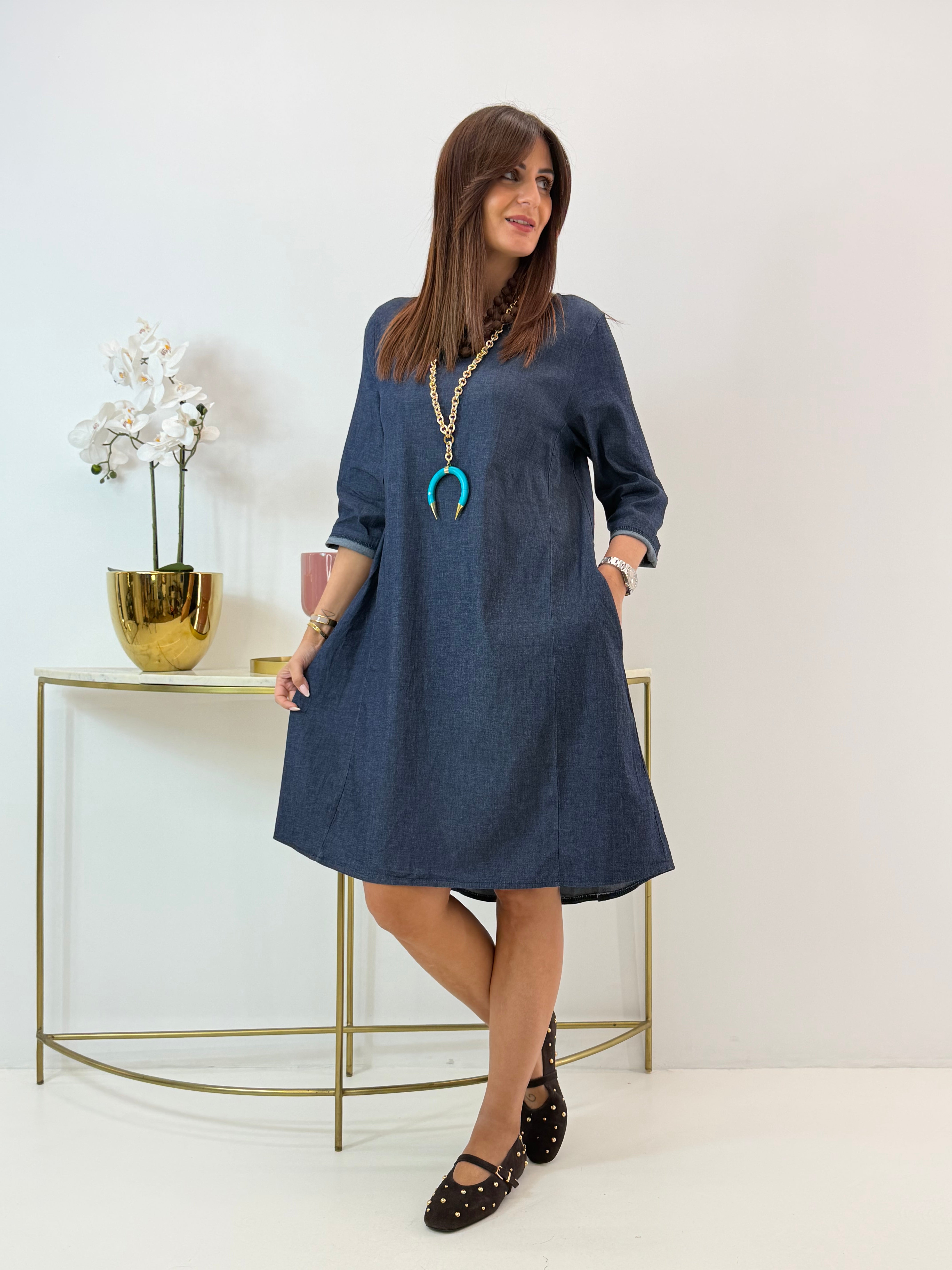 ABITO SANDY IN DENIM