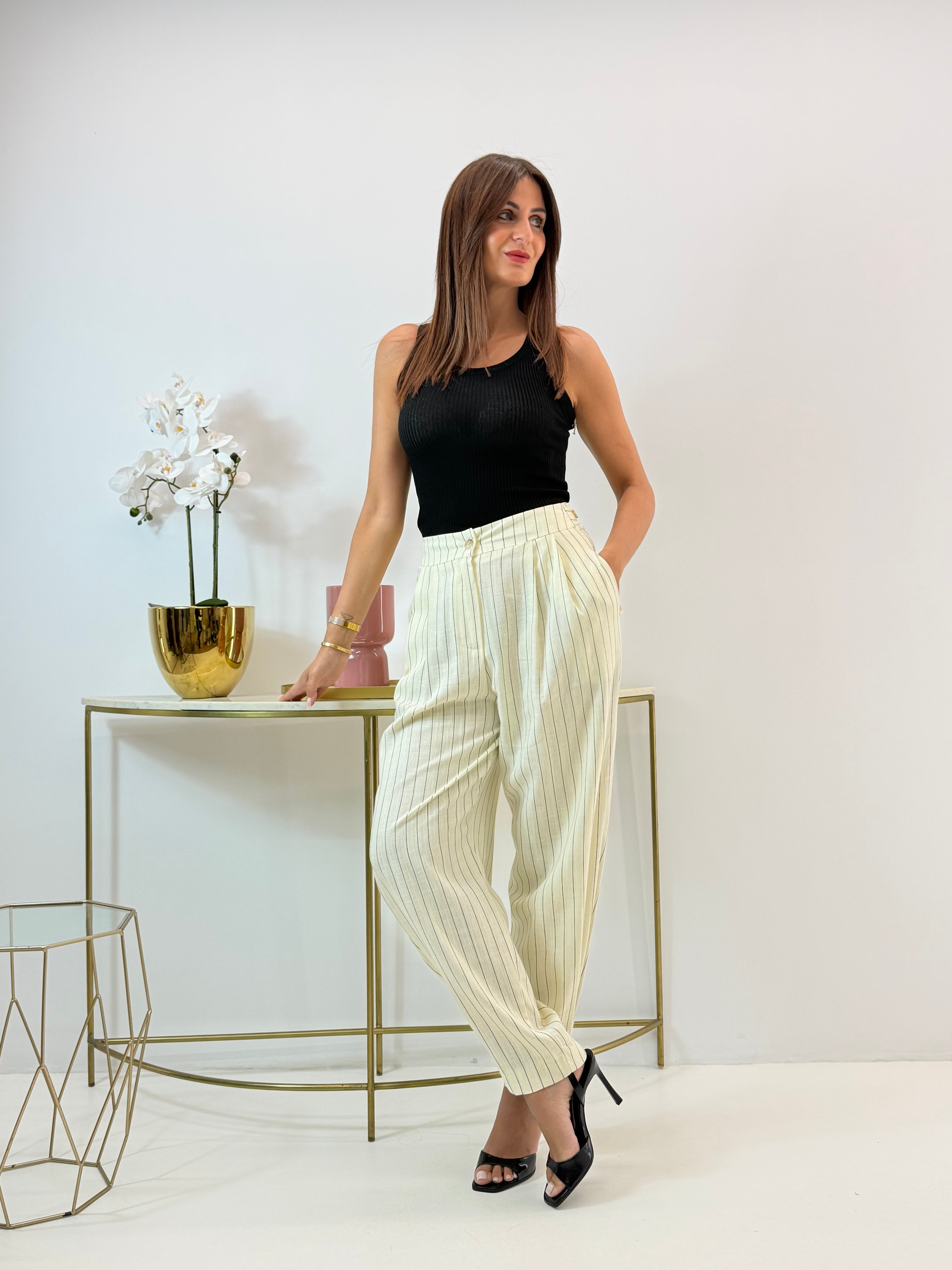 PANTALONE ALMA GESSATO