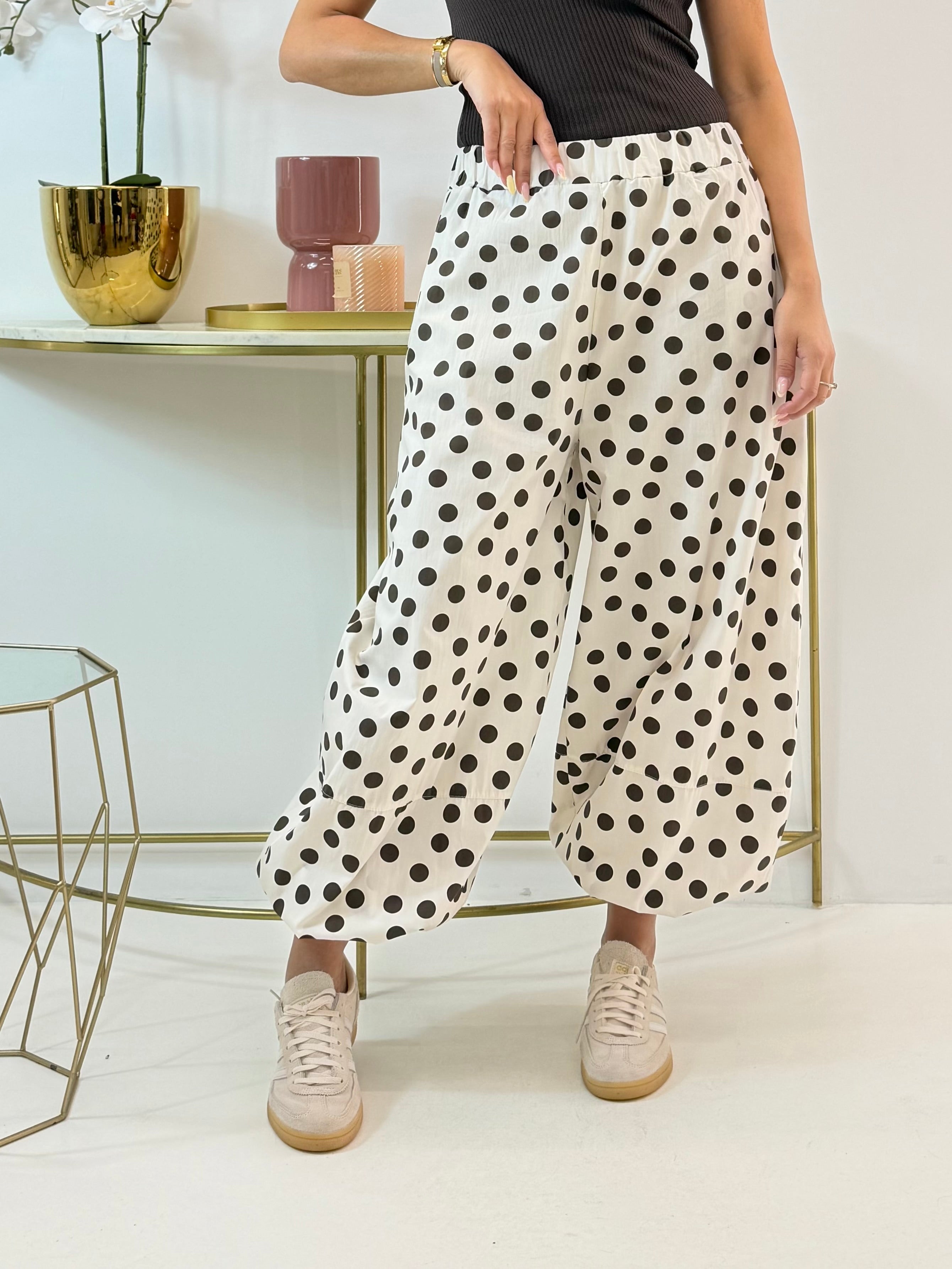 PANTALONE FRESIA A POIS