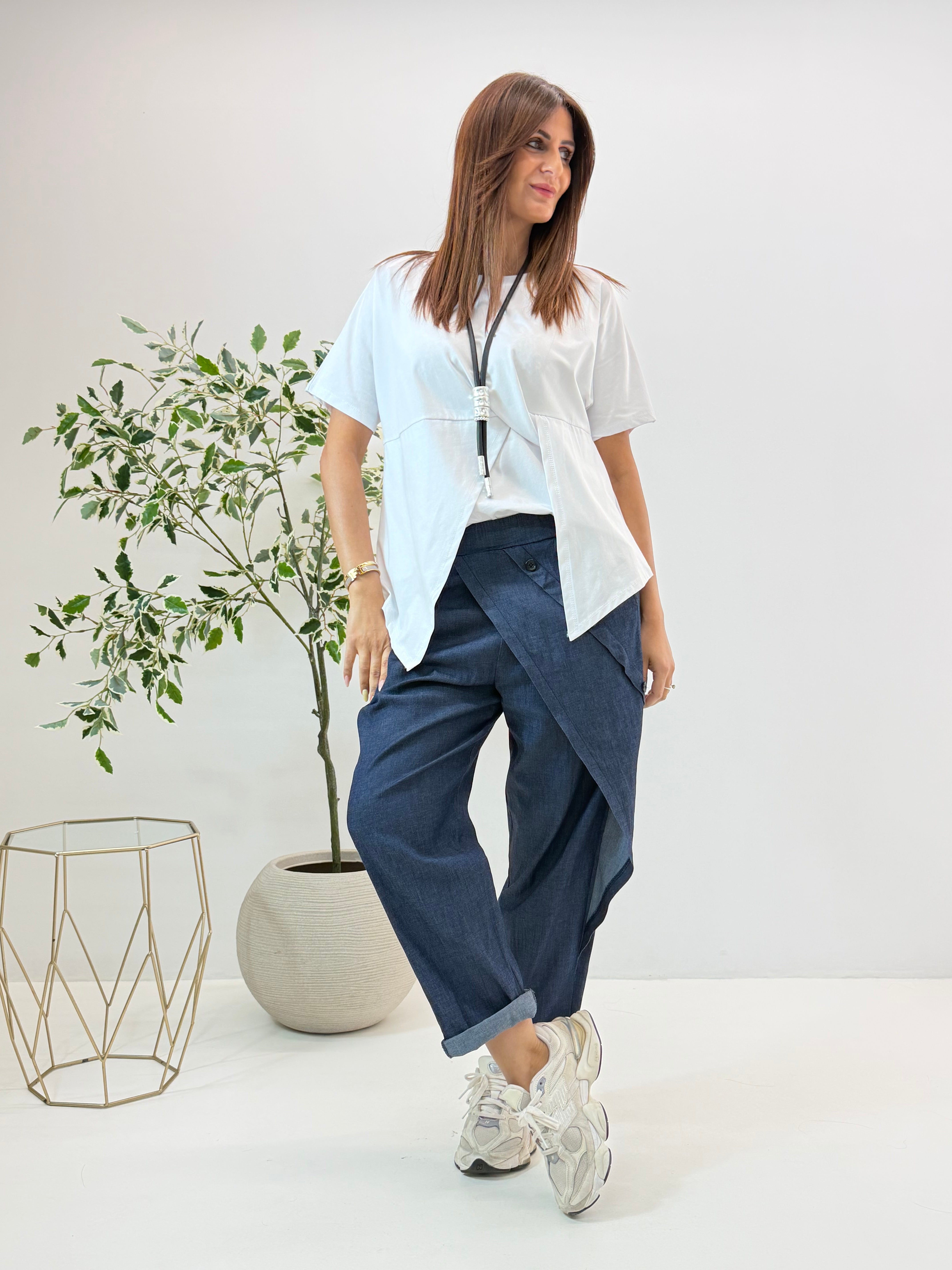 PANTALONE DIANE IN DENIM