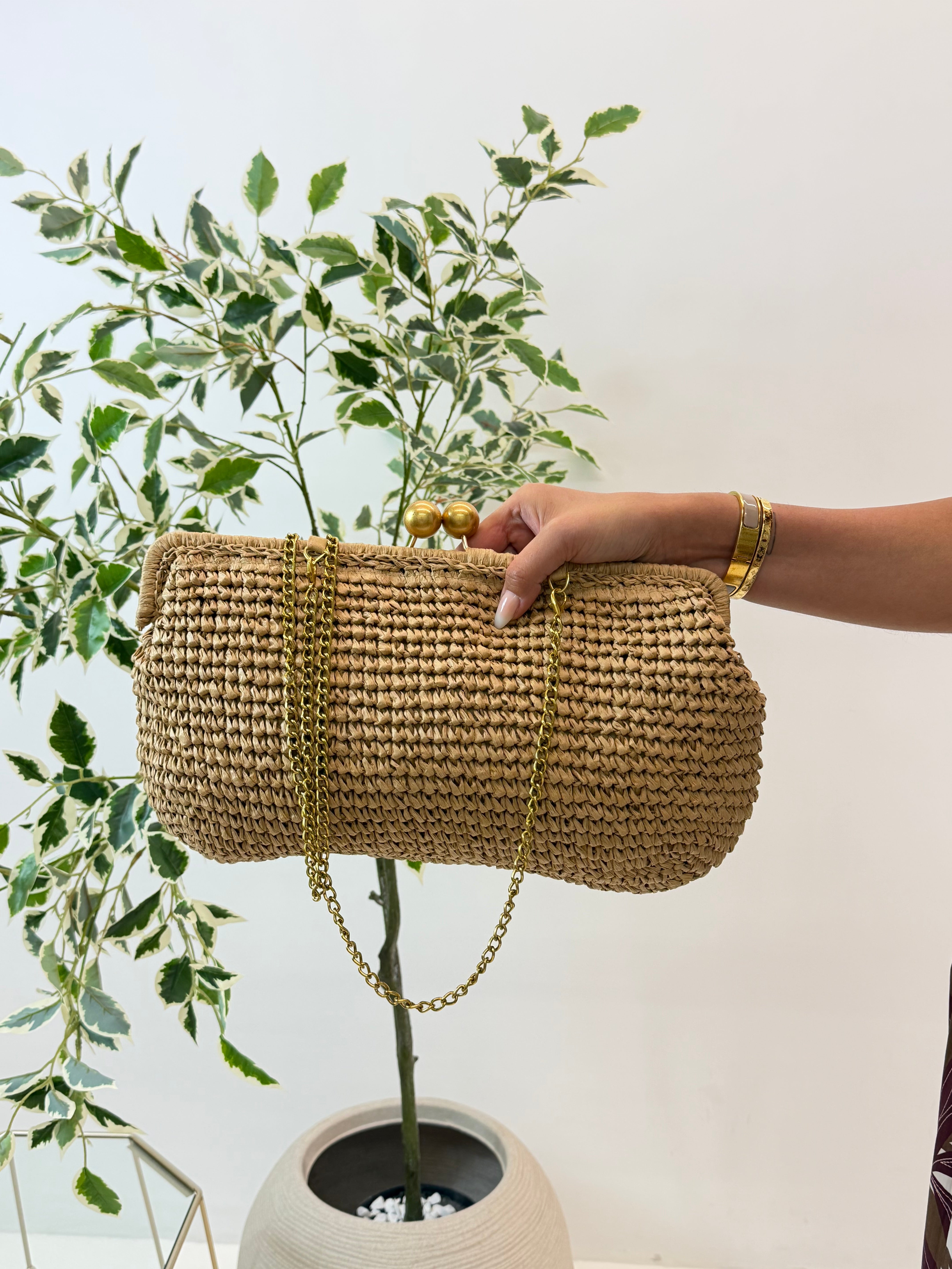 POCHETTE ALMA BEIGE