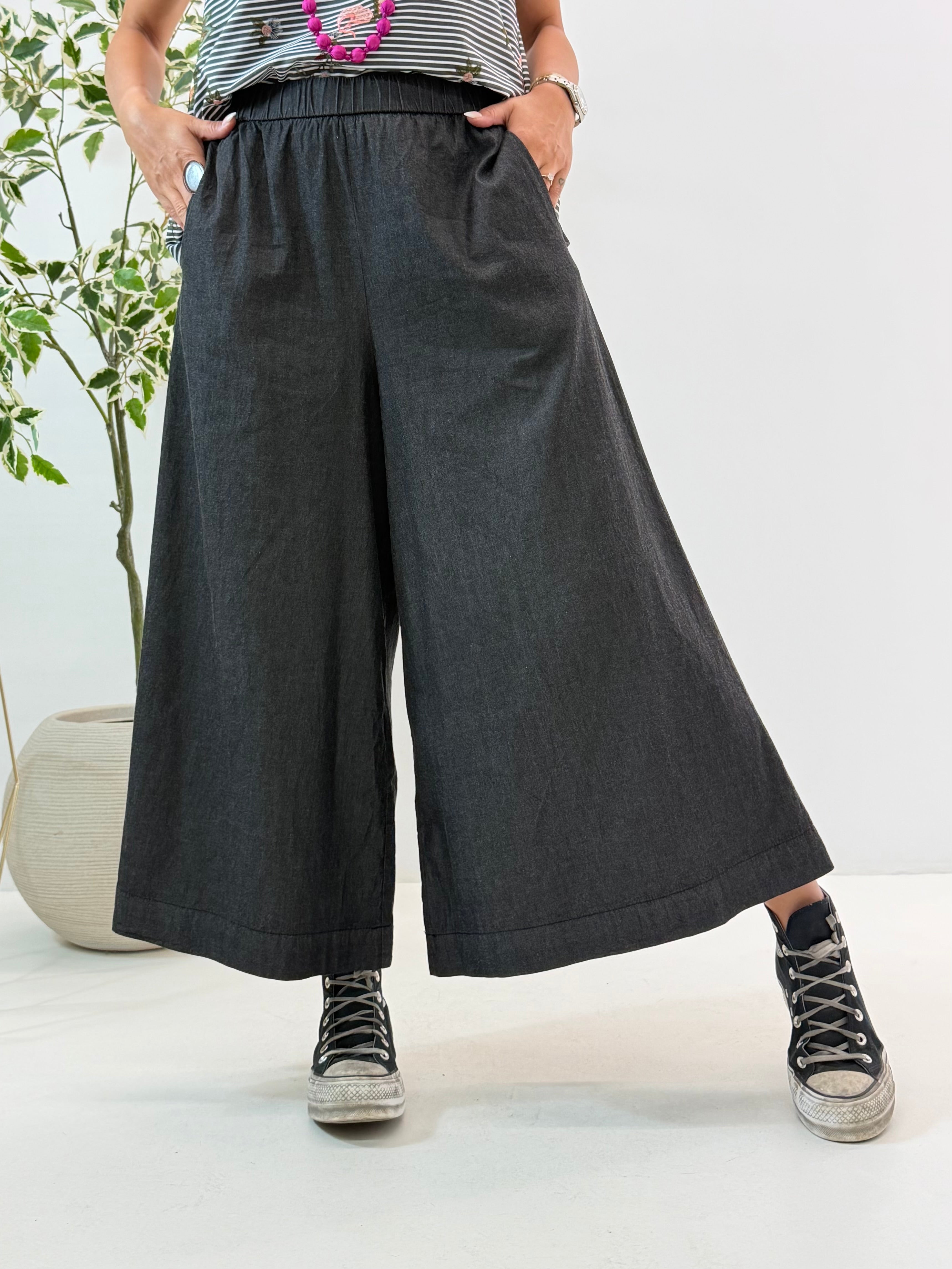 PANTALONE AURA WENDY NERO