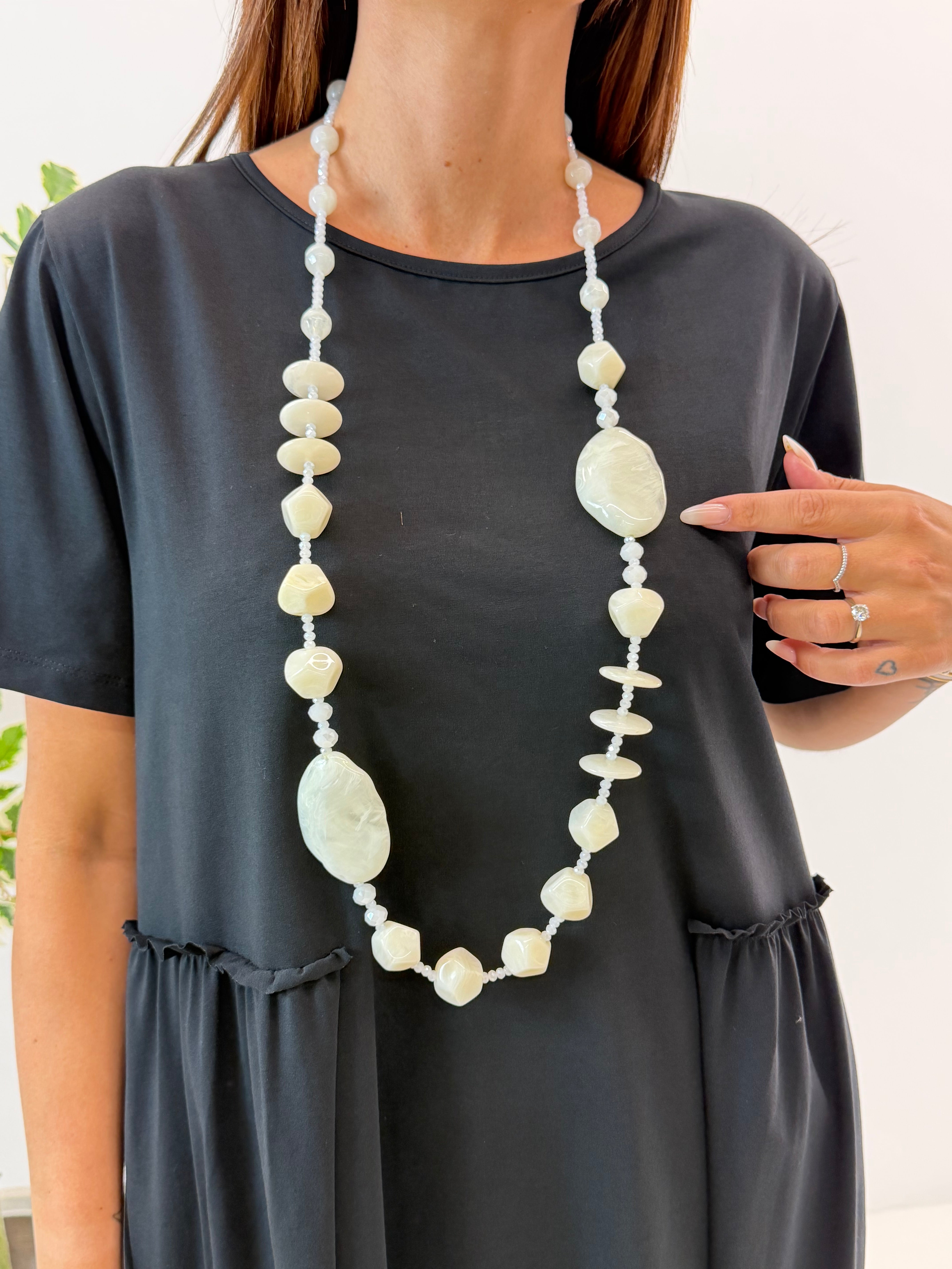 COLLANA TAHITI BIANCA