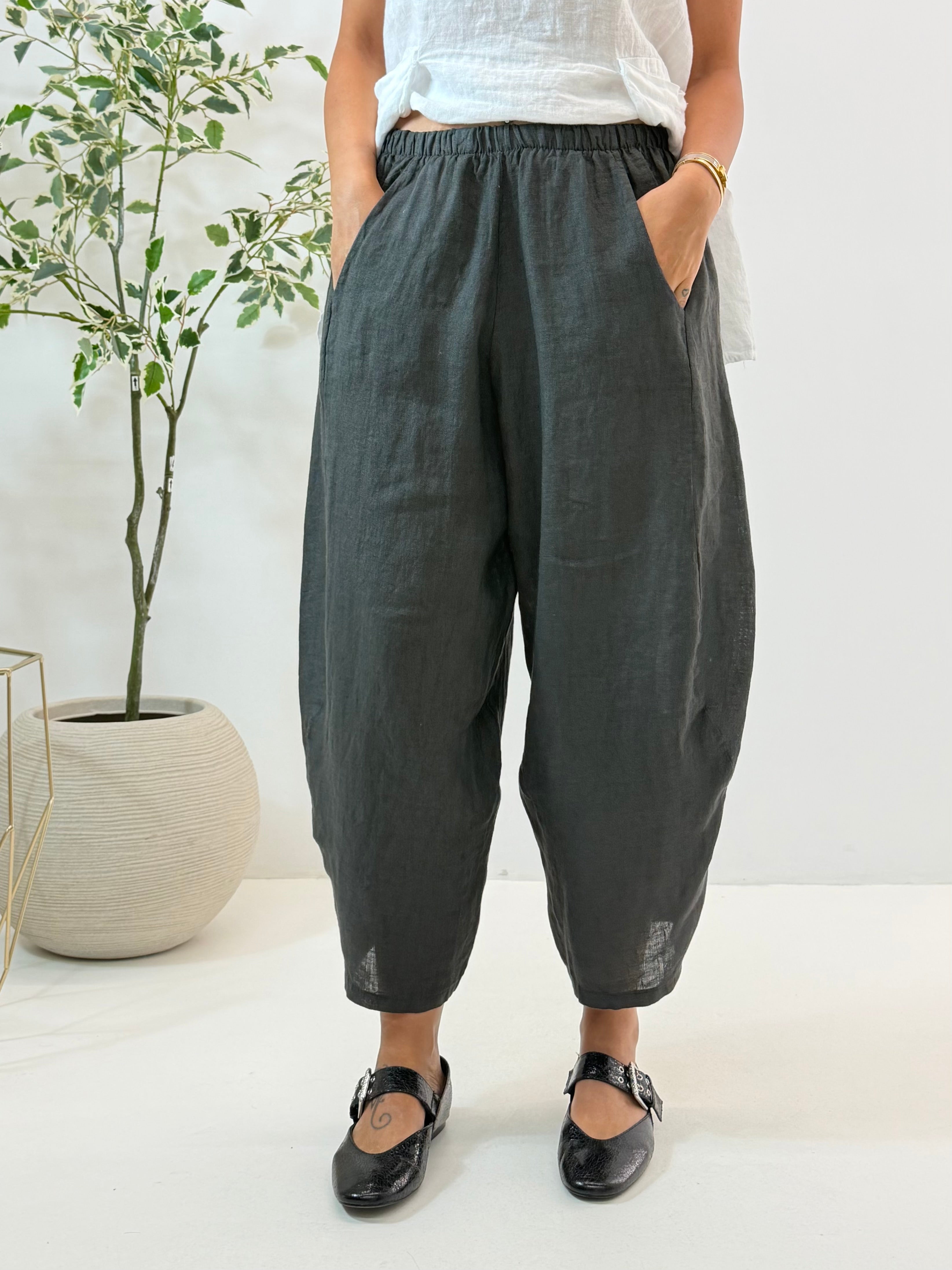 PANTALONE ADRIA IN LINO