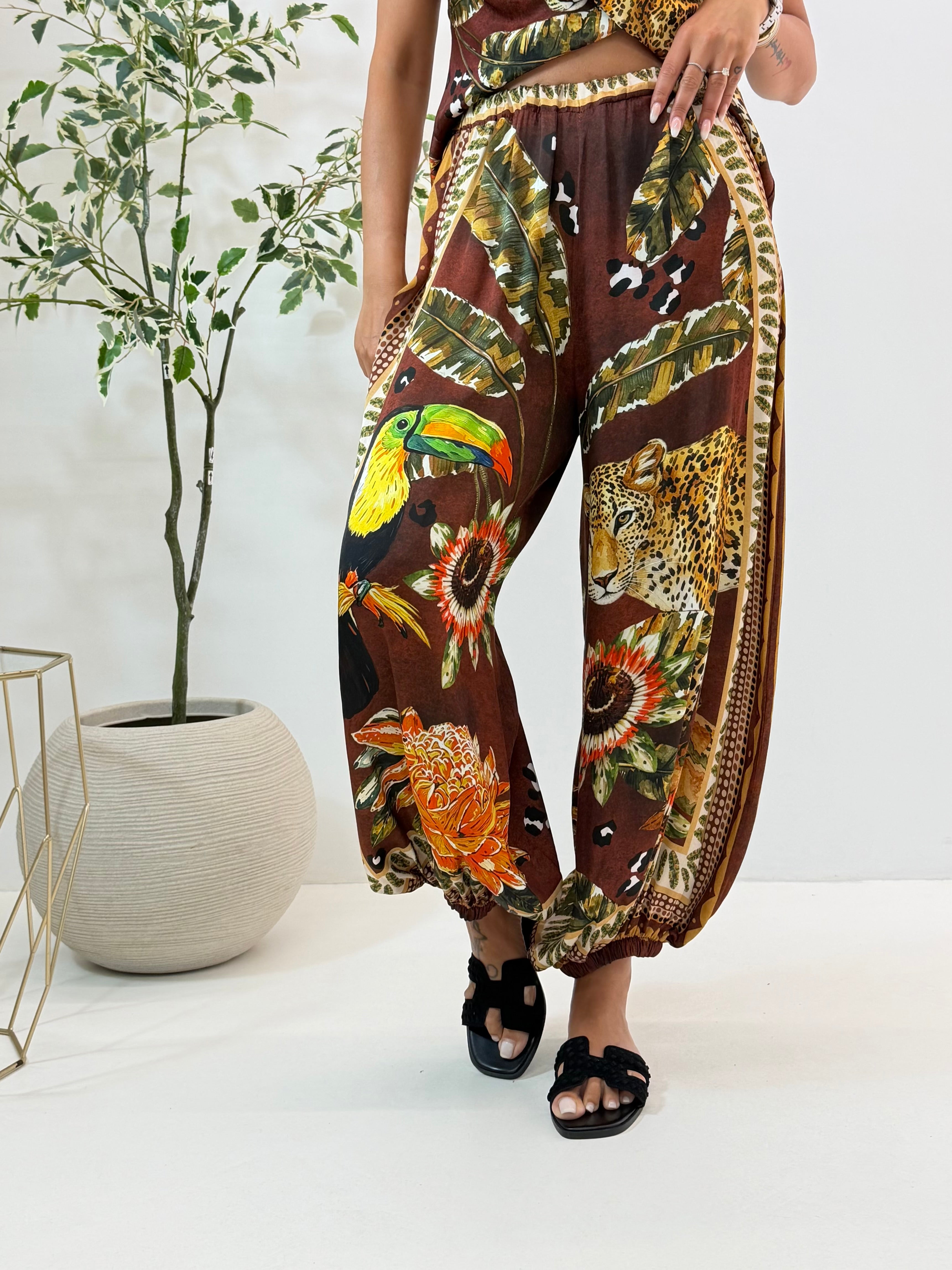 PANTALONE JUNGLE FANTASIA MORO