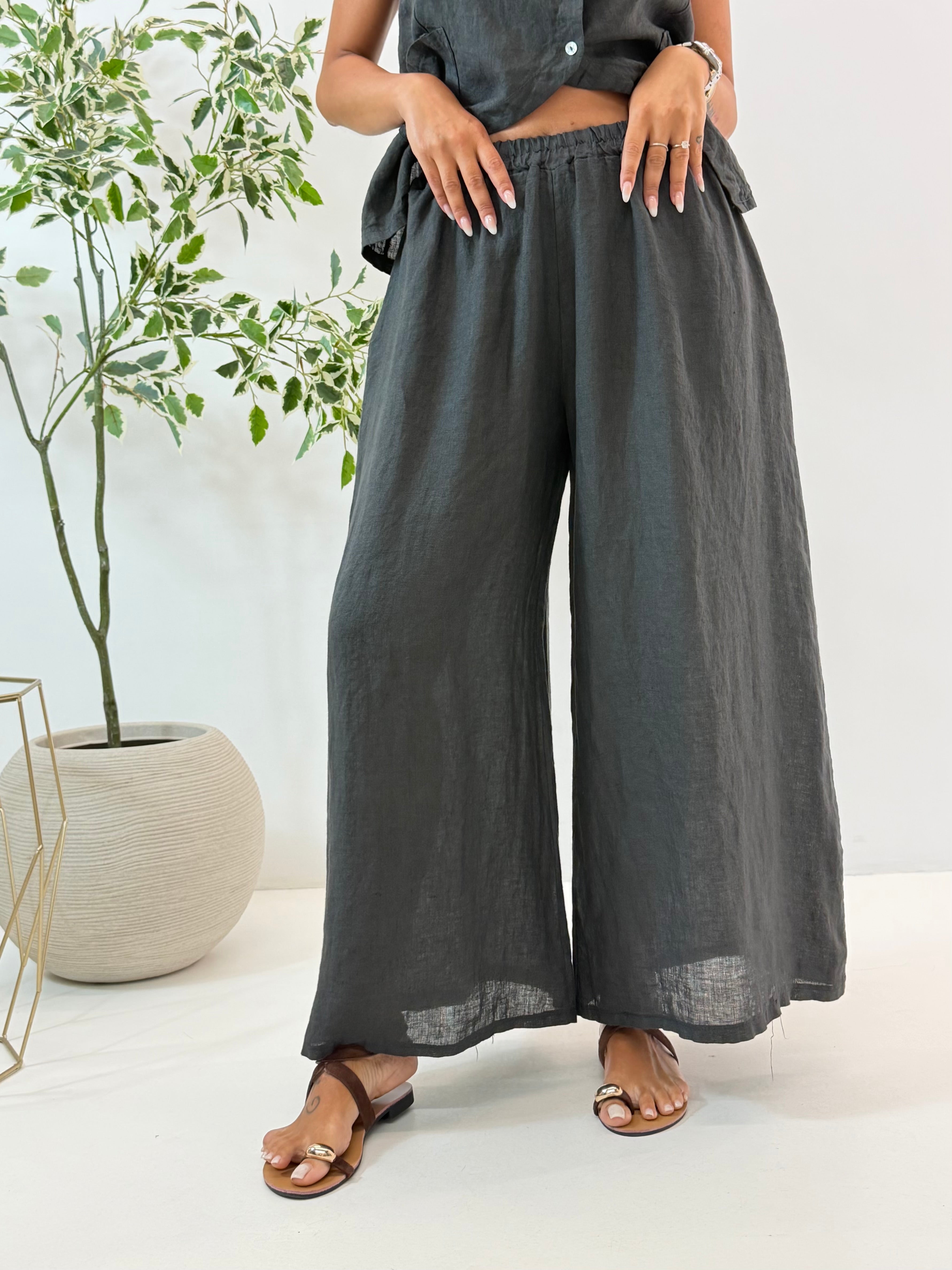 PANTALONE MATILDE IN LINO