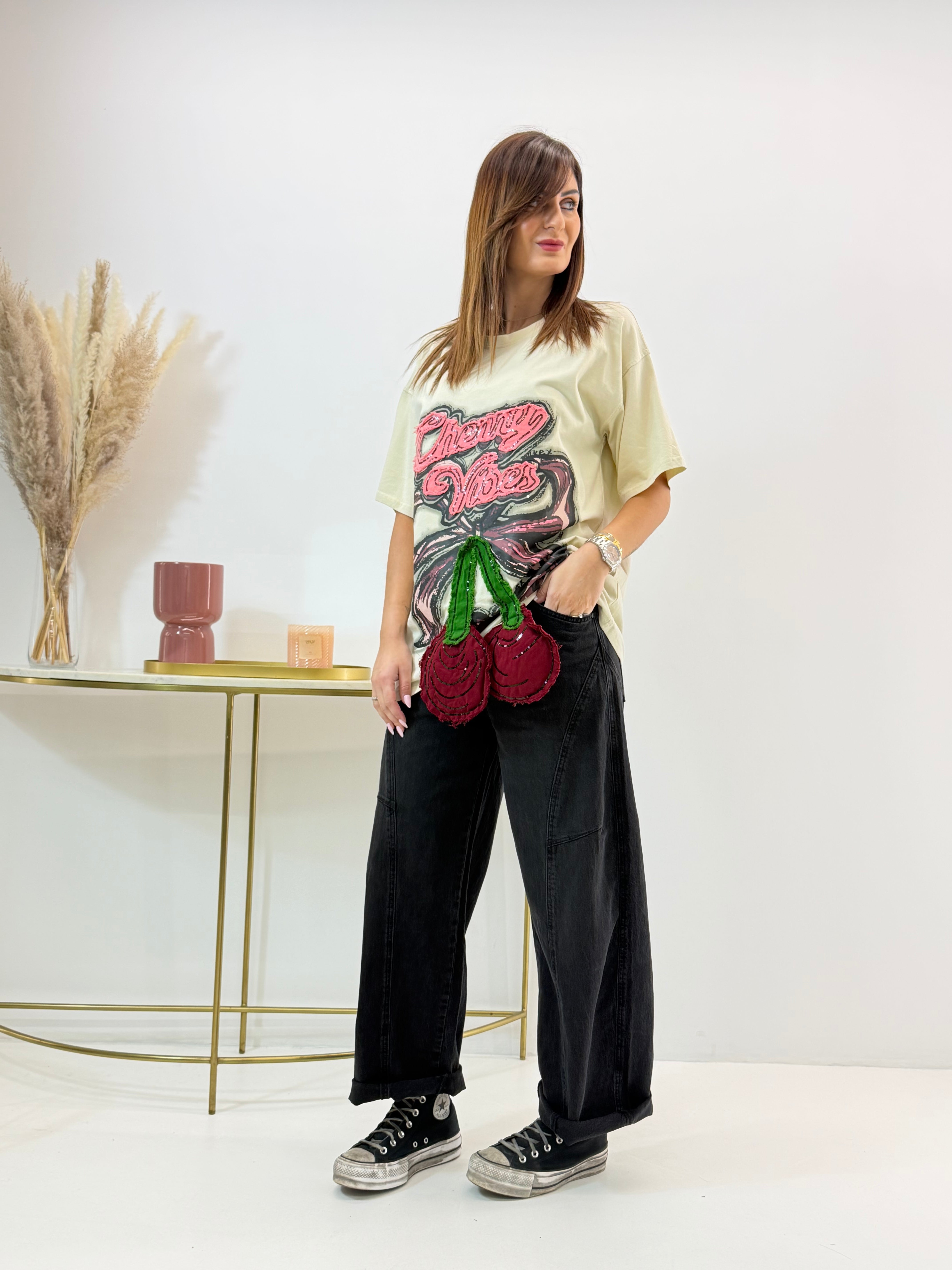 JEANS KESSY BALOON NERO