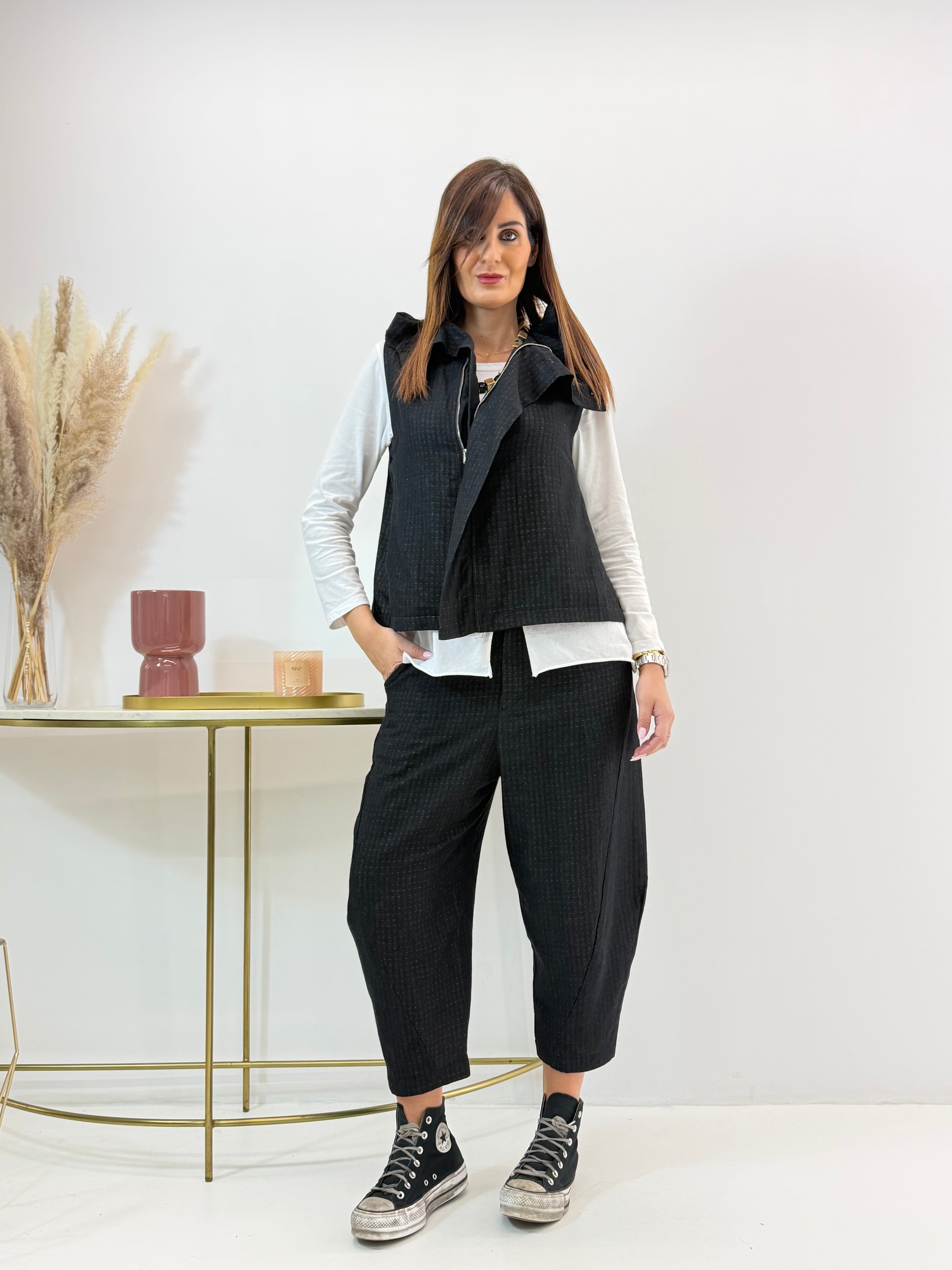 PANTALONE ALISE' WENDY NERO
