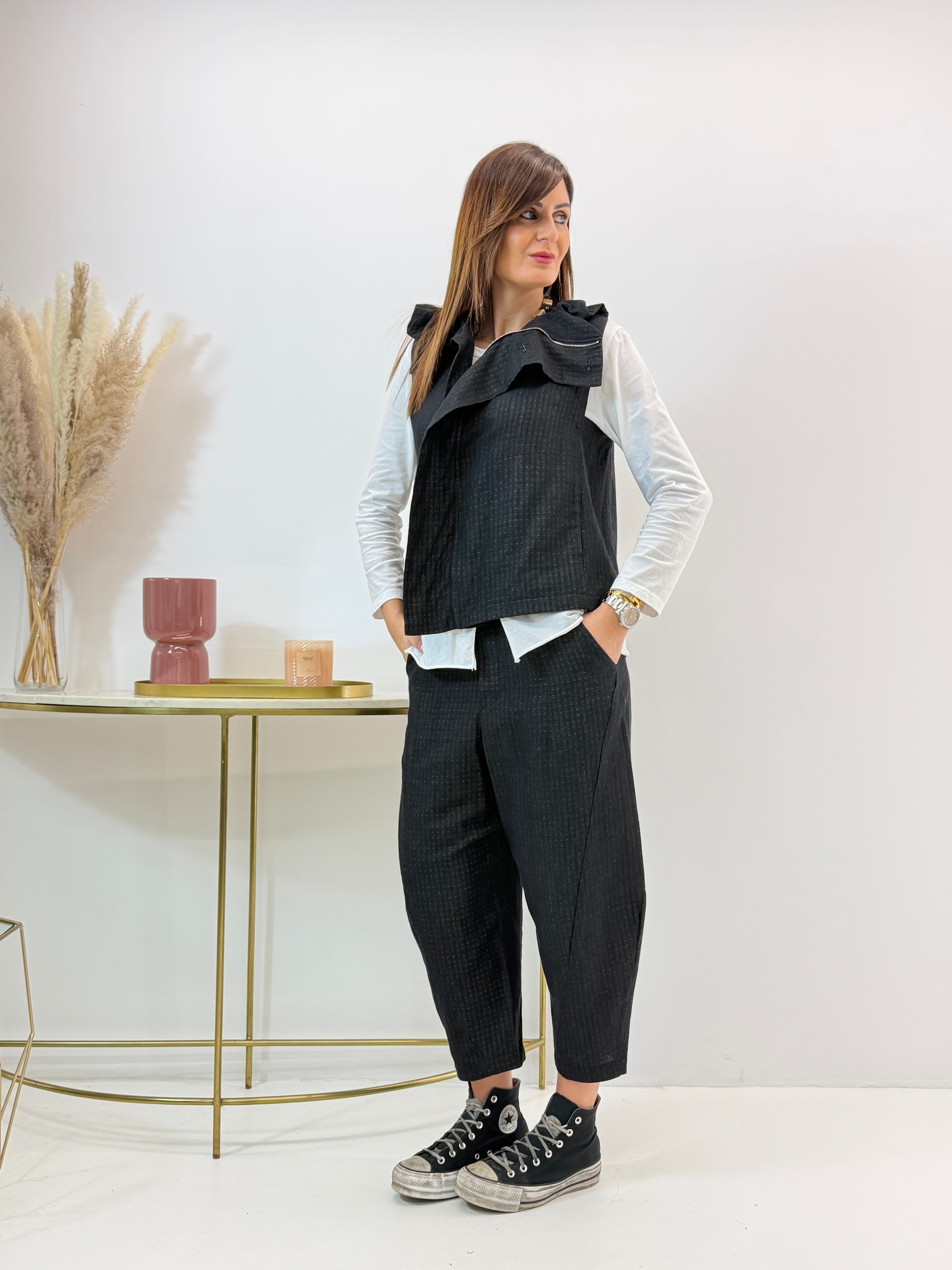 PANTALONE ALISE' WENDY NERO
